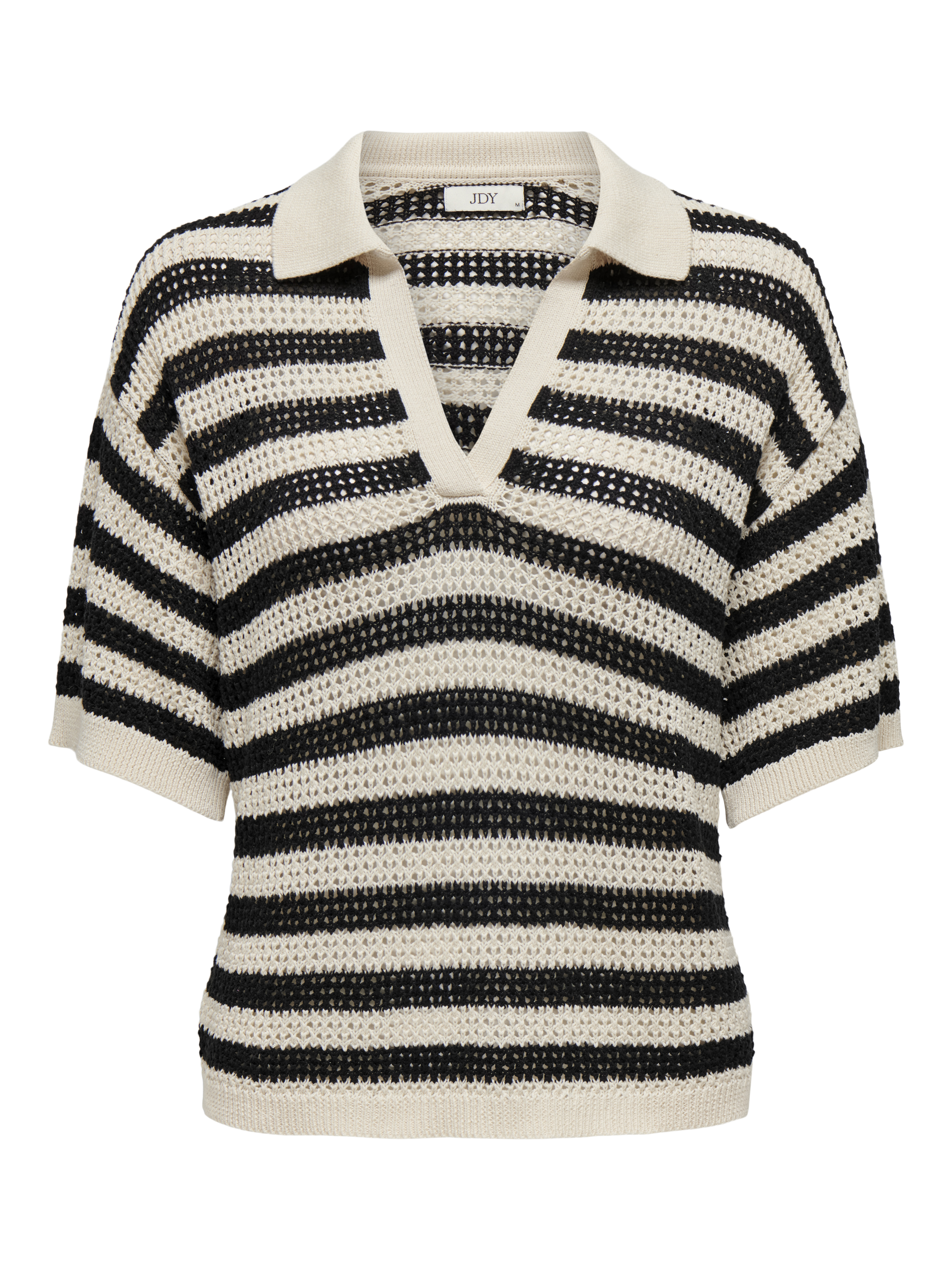 JDYTIKKA S/S POLO PULLOVER KNT NOOS