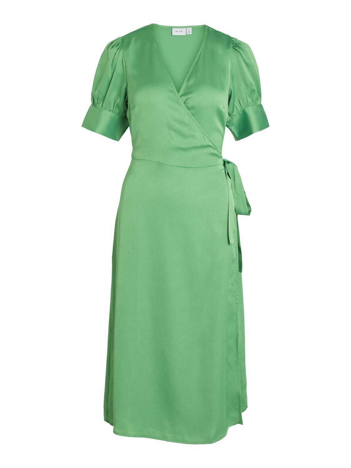 VINARIA S/S WRAP MIDI DRESS/DC/SU