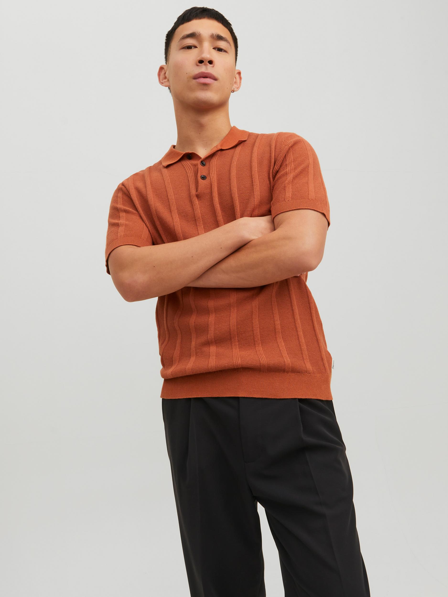 JPRBLUDEAN KNIT POLO SS