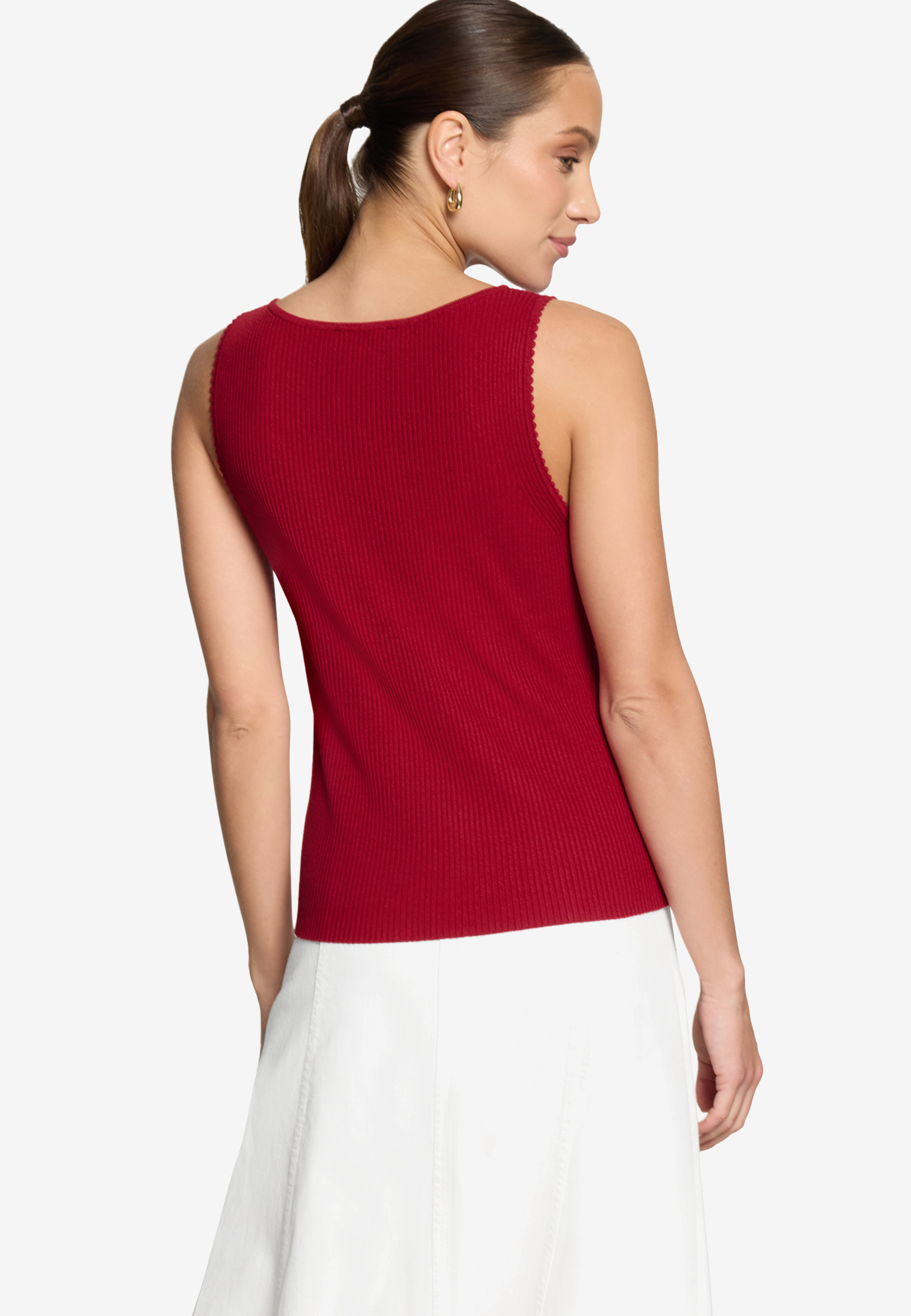 Stricktop  mit U-Boot Ausschnitt