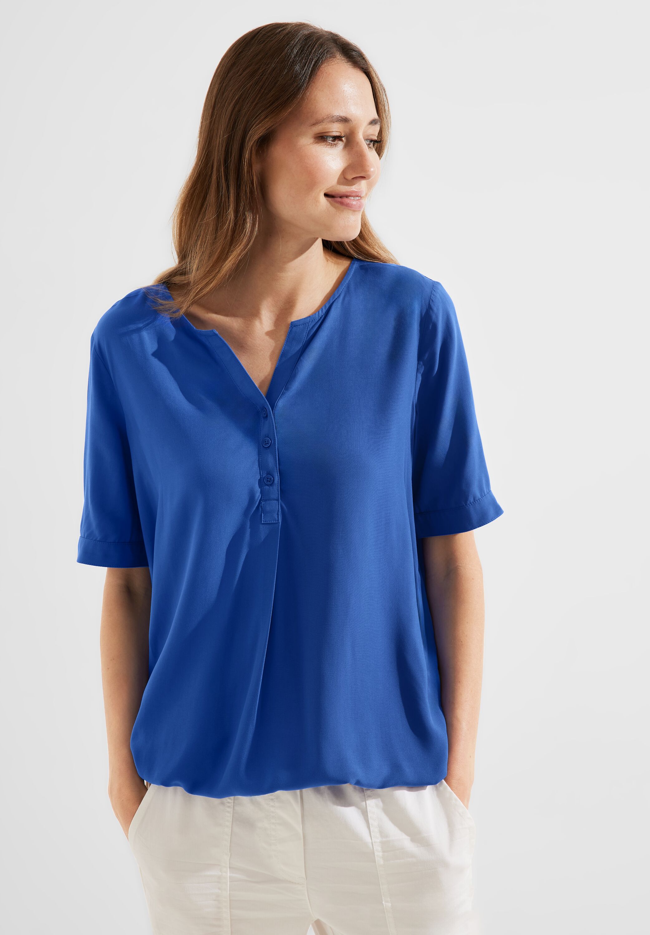 Tunikashirt in Unifarbe