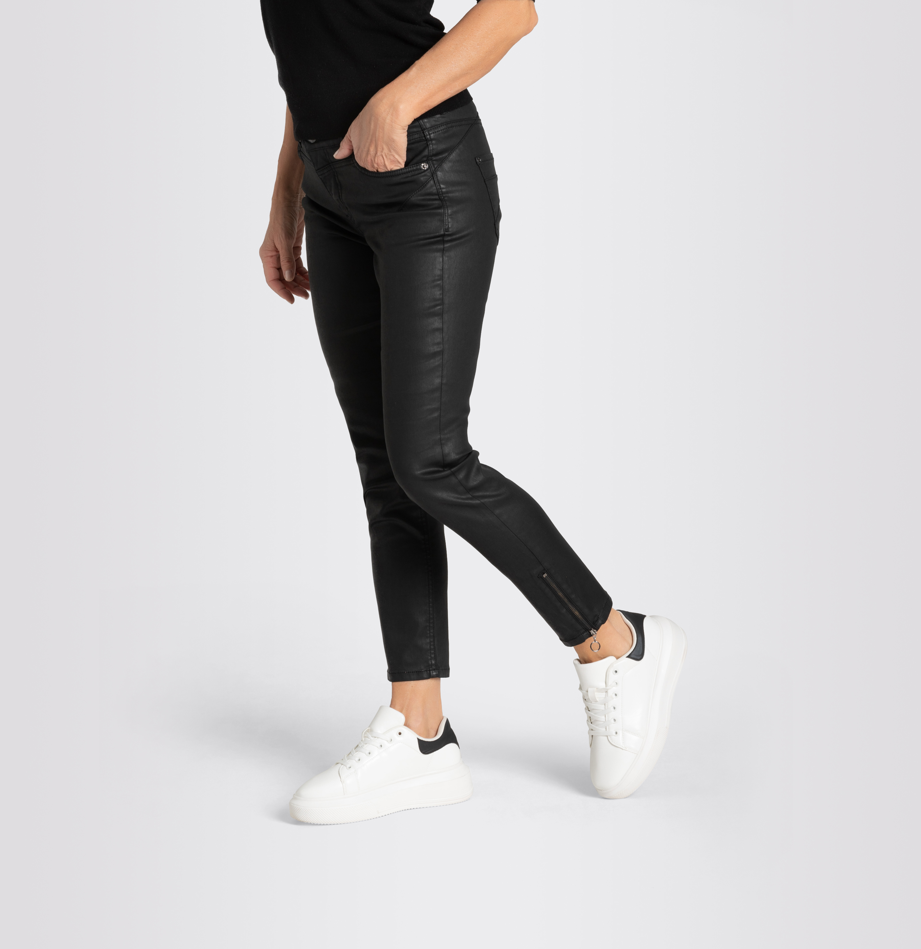 MAC JEANS - RICH SLIM, Coated cotton tencel MAC JEANS - RICH SLIM, Coated cotton tencel