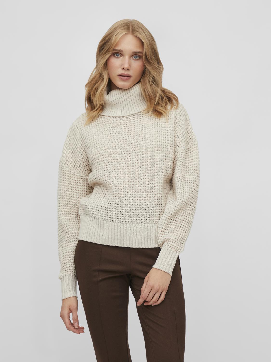 VIKILAN ROLLNECK L/S KNIT TOP/SU