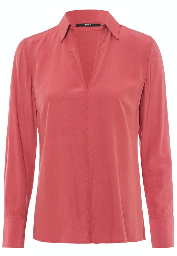 Bluse mit V-Ausschnitt