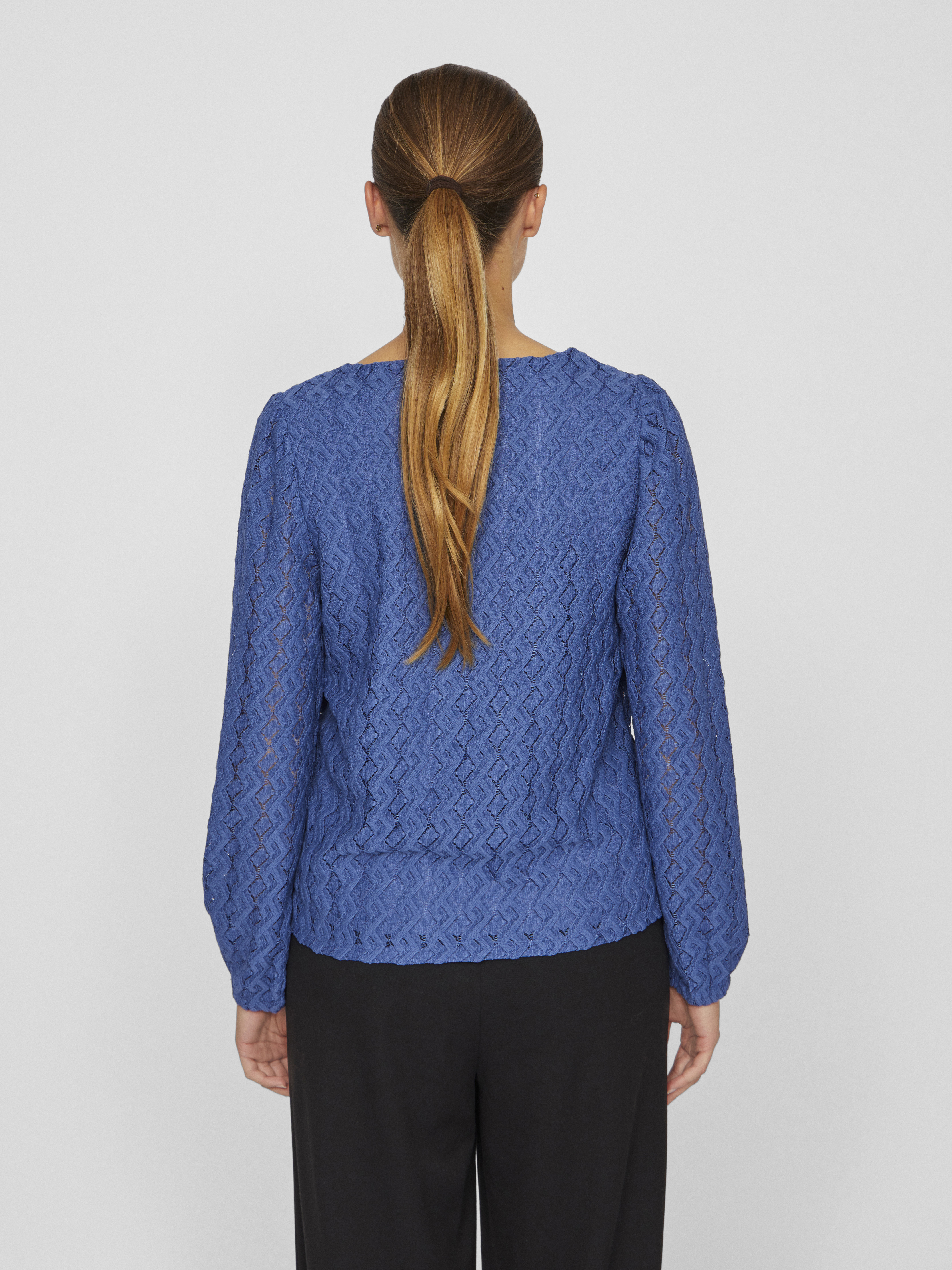 VIFERYA V-NECK L/S TOP/R/BF