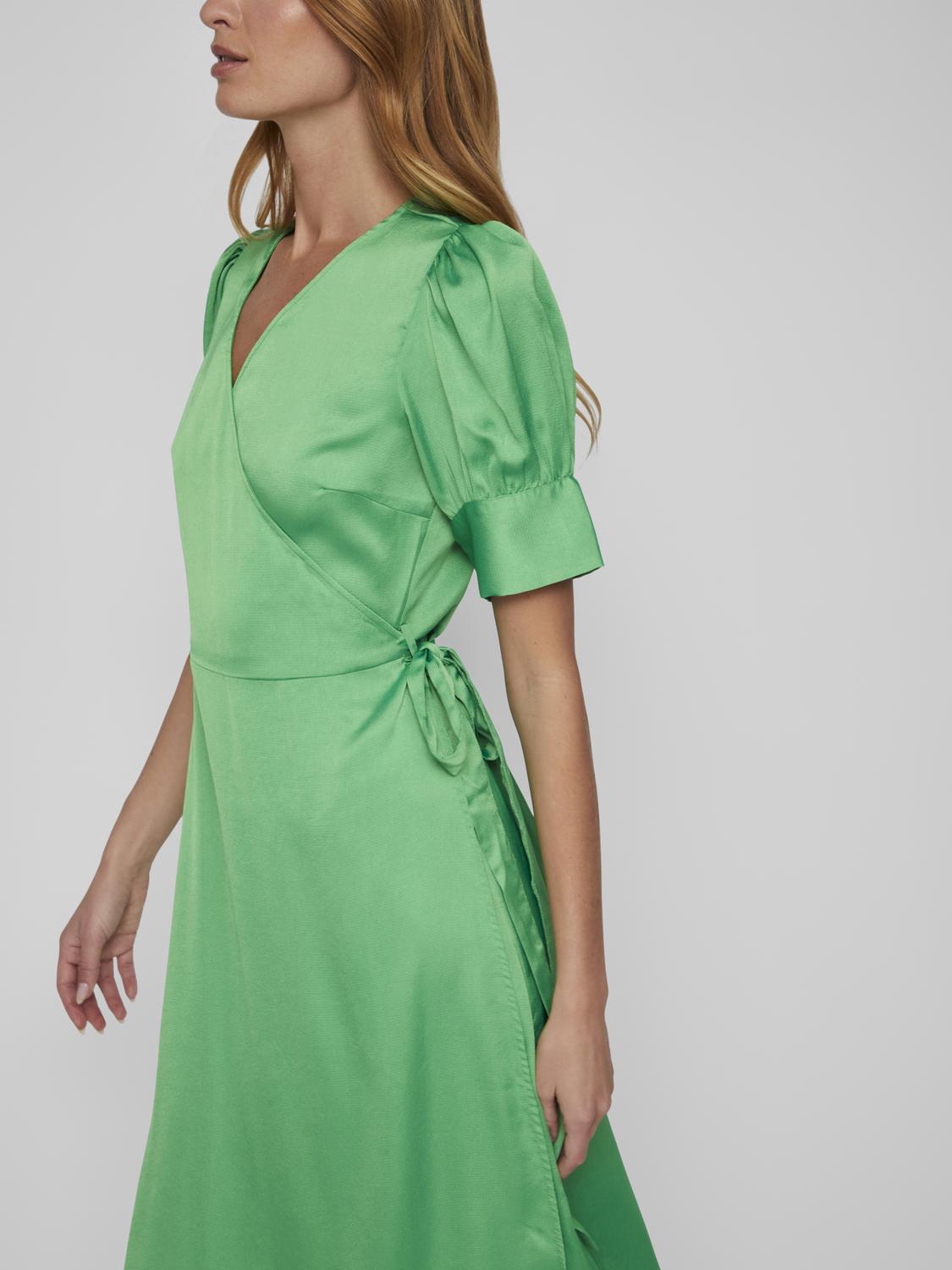 VINARIA S/S WRAP MIDI DRESS/DC/SU