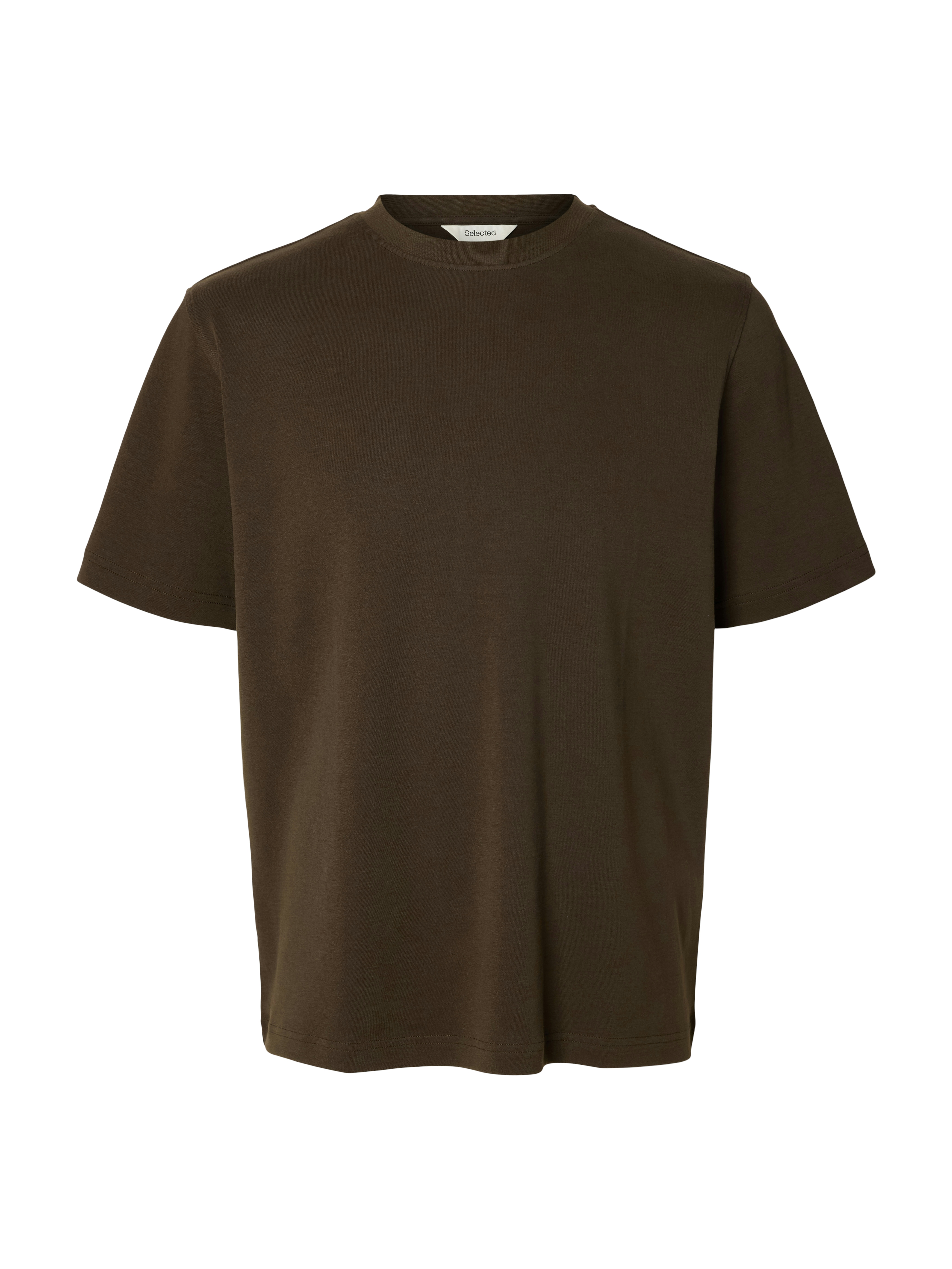 SLMTAJ MID WGT PEACH SS O-NECK TEE NOOS