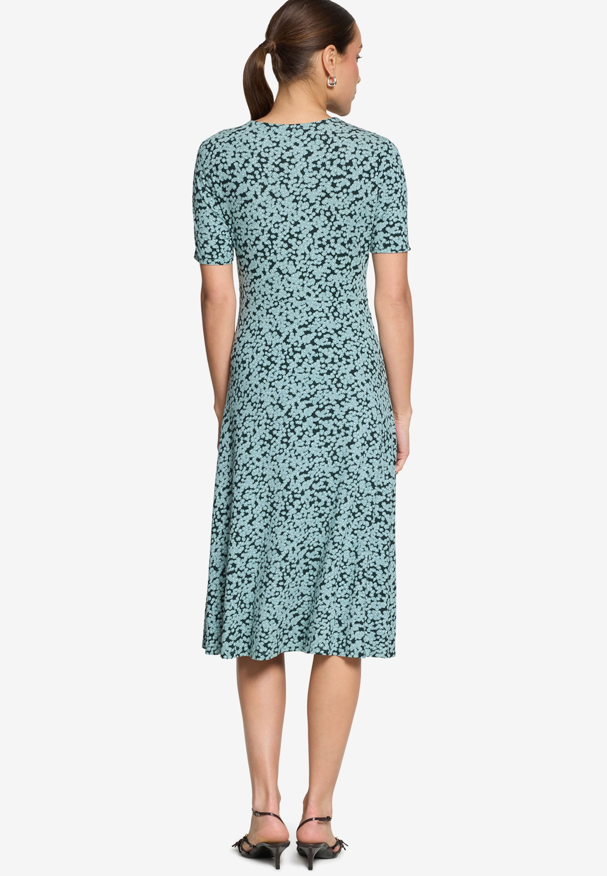 Jerseykleid mit Blumenmuster