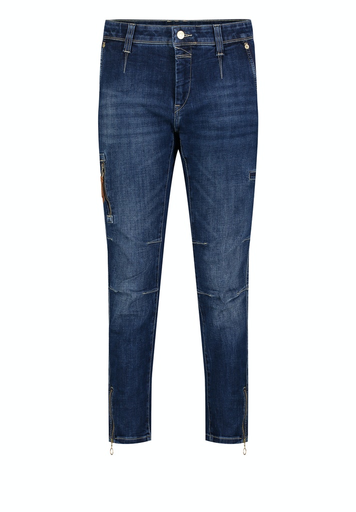 MAC JEANS - RICH cargo denim, Light authentic denim