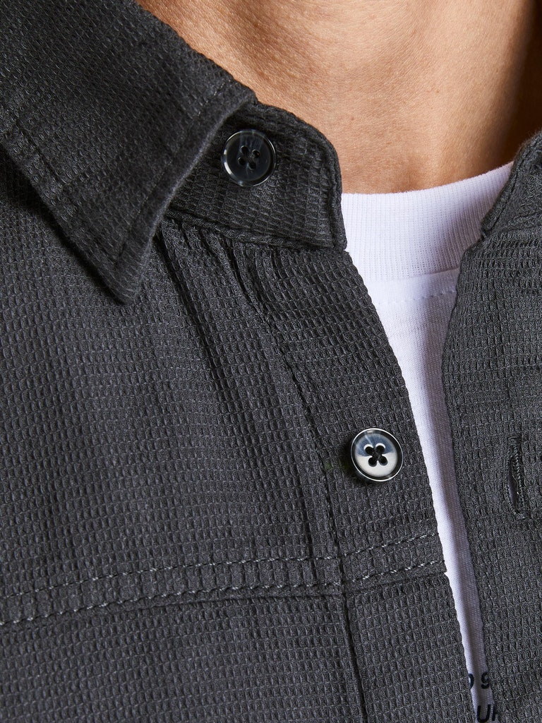 JCOACE WAFFLE SHIRT LS ONE POCKET