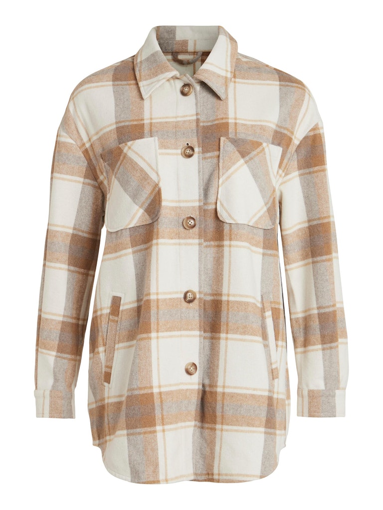VIKIMMI CHECK SHIRT  L/S JACKET - NOOS