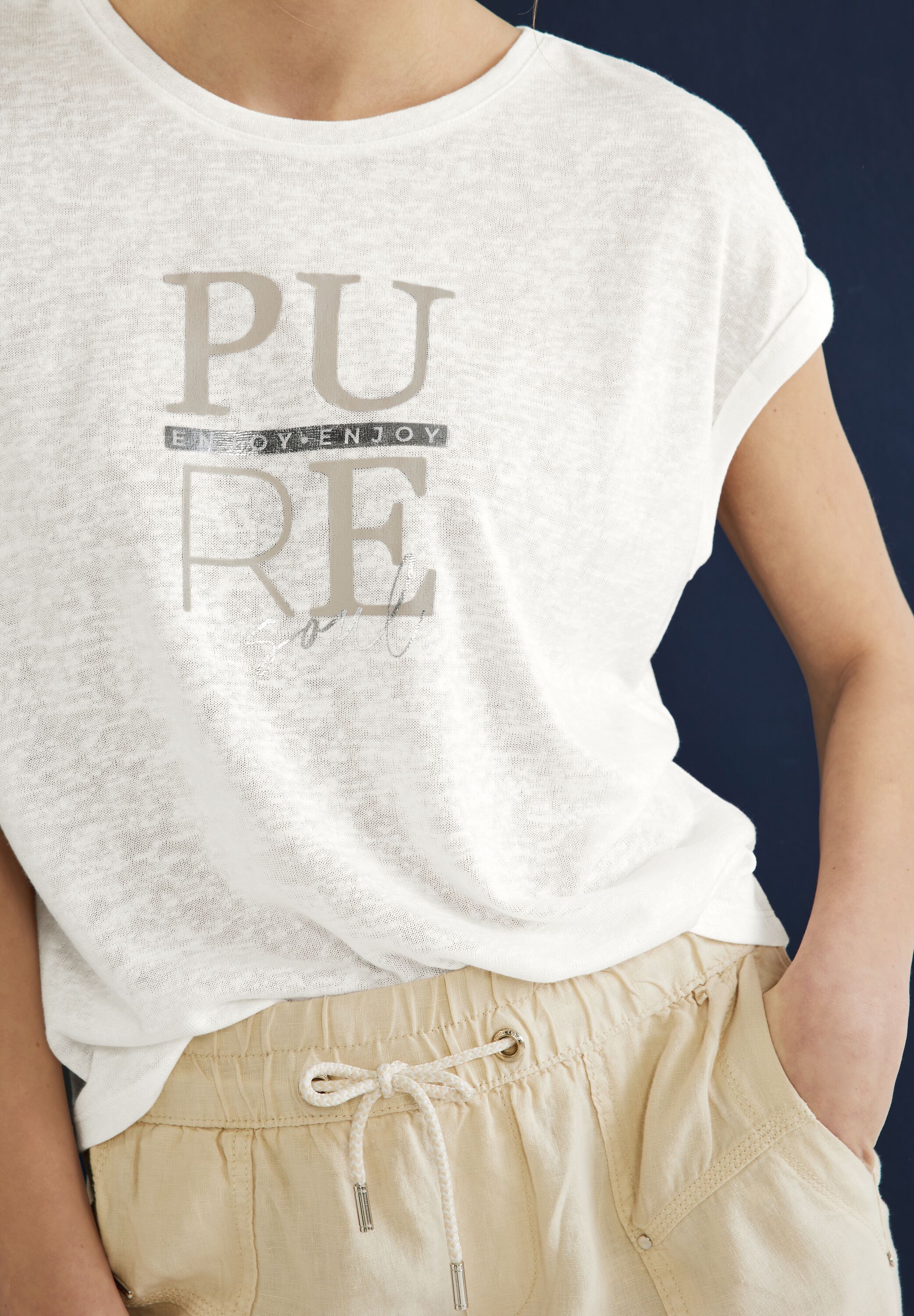 Shirt mit Partprint Shirt mit Partprint