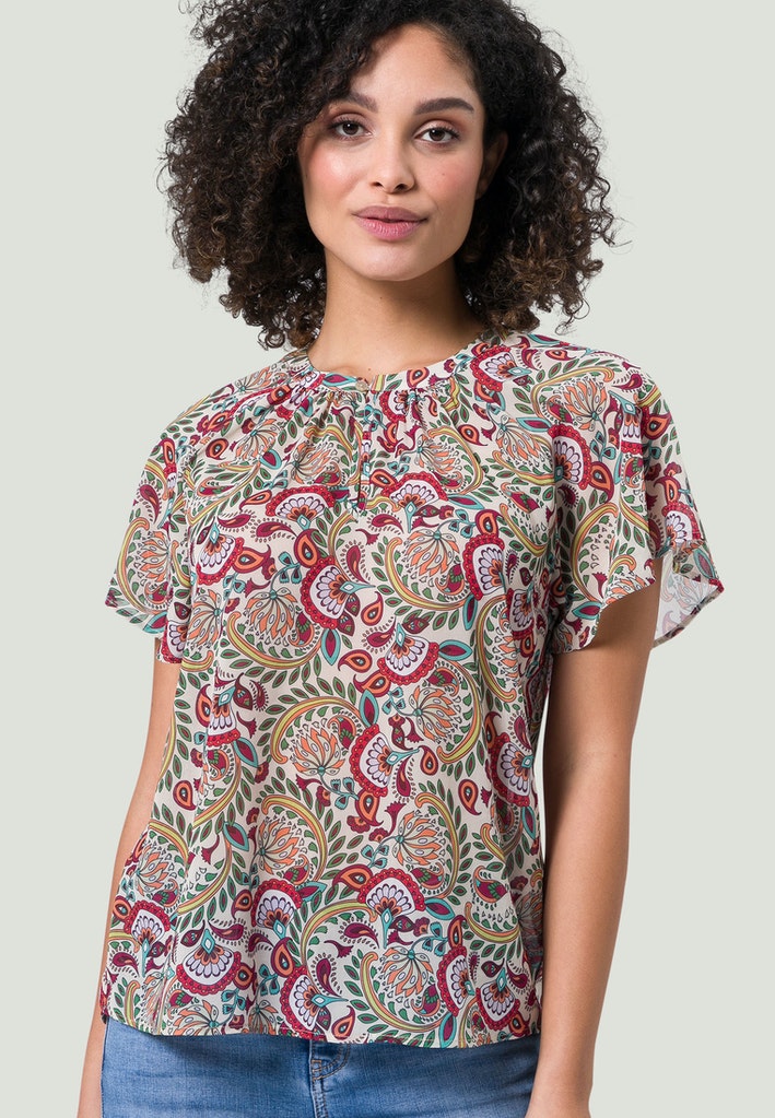 Bluse mit Paisleydruck