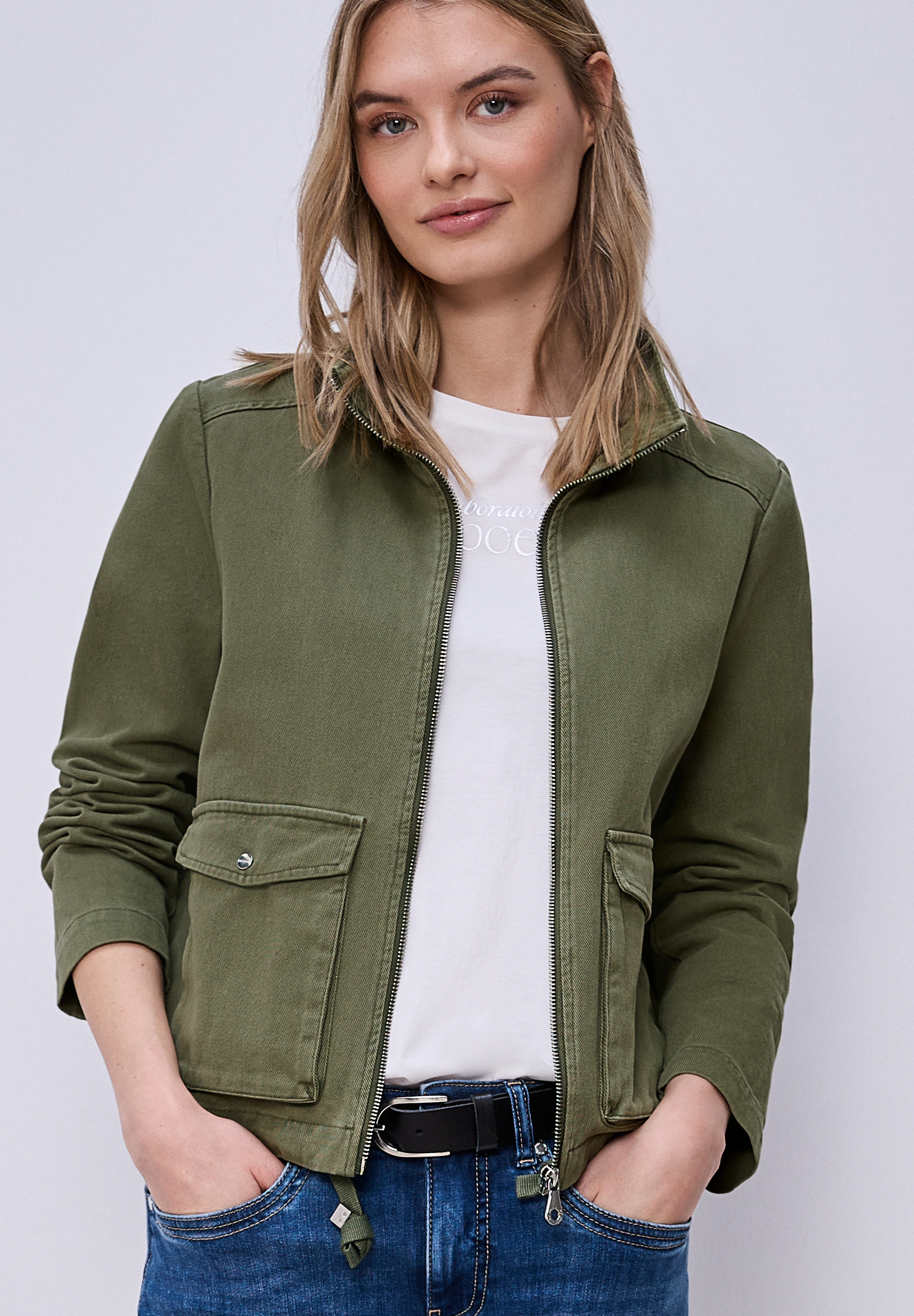 Washed-Look Jacke