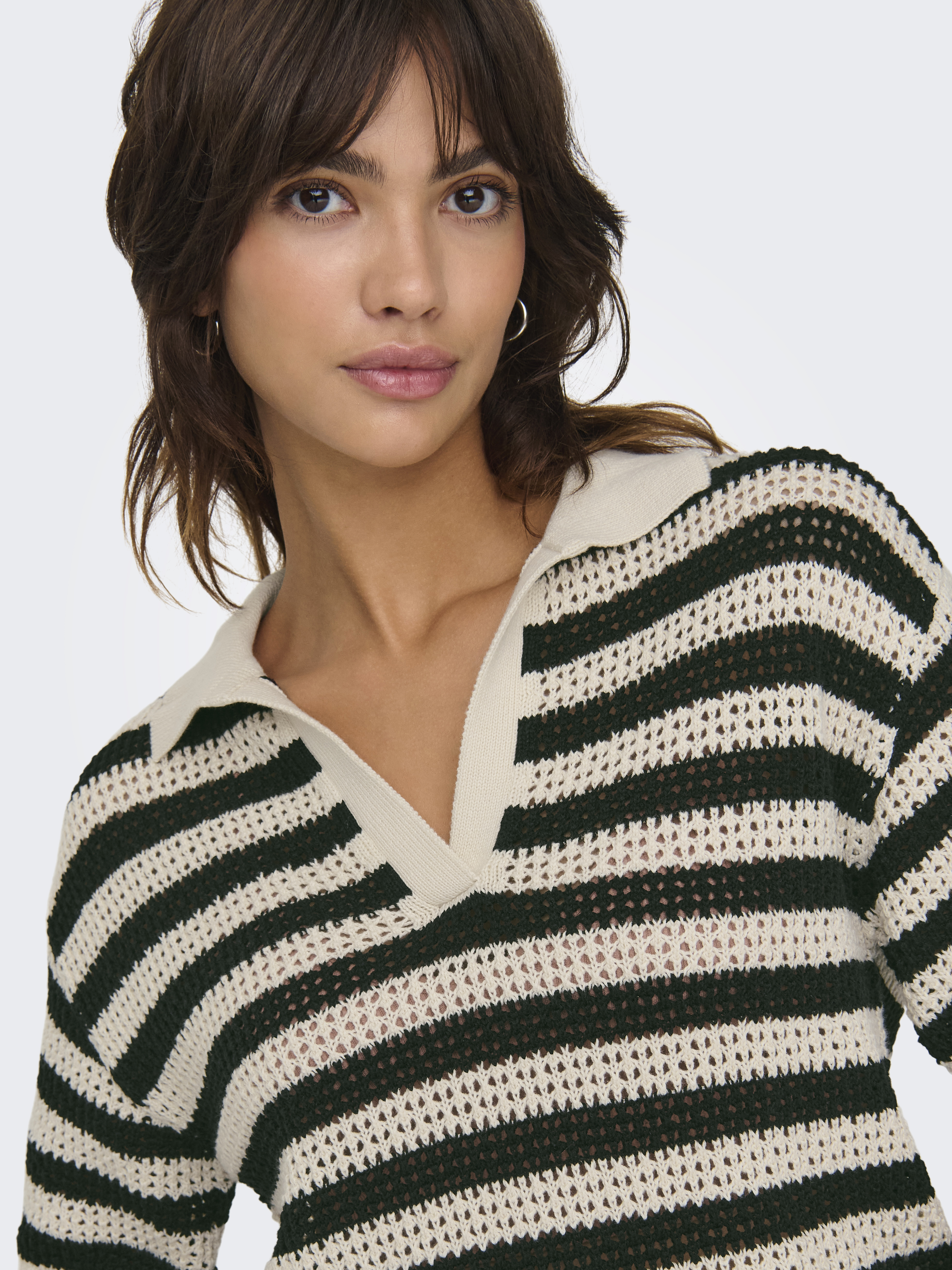 JDYTIKKA S/S POLO PULLOVER KNT NOOS
