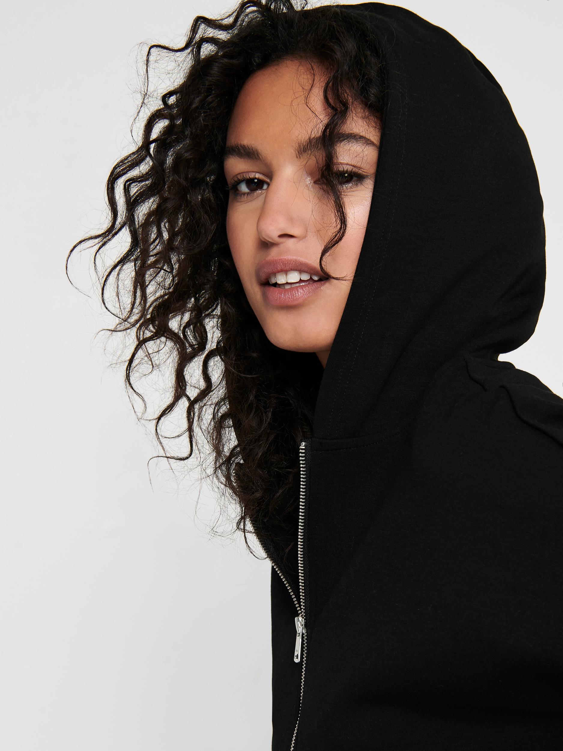 ONLSCARLETT L/S HOOD ZIP SWT