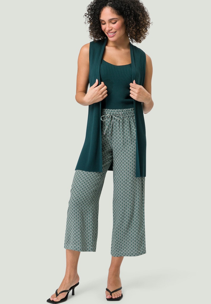 Stricktop mit V-Ausschnitt
