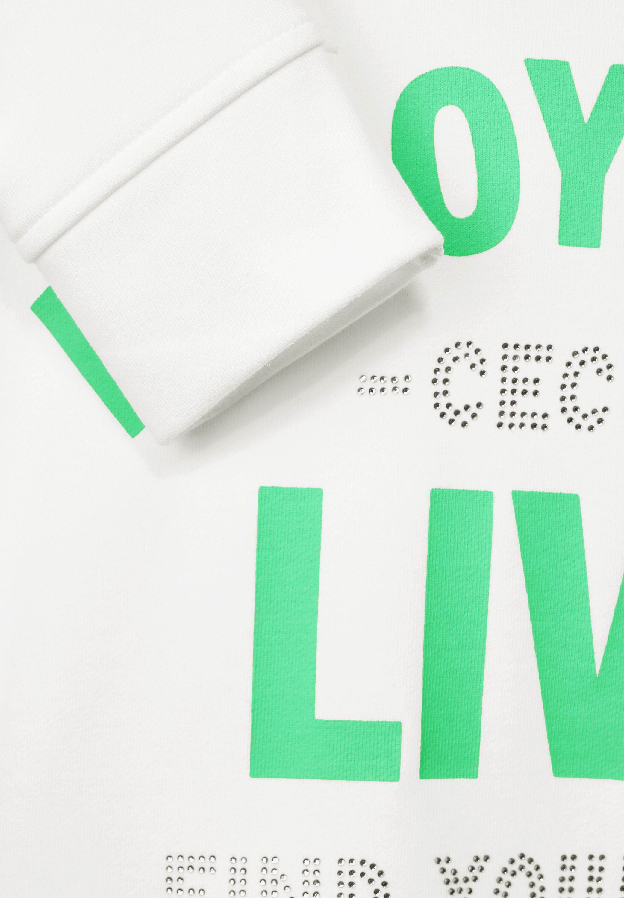 Sweatshirt mit Wording