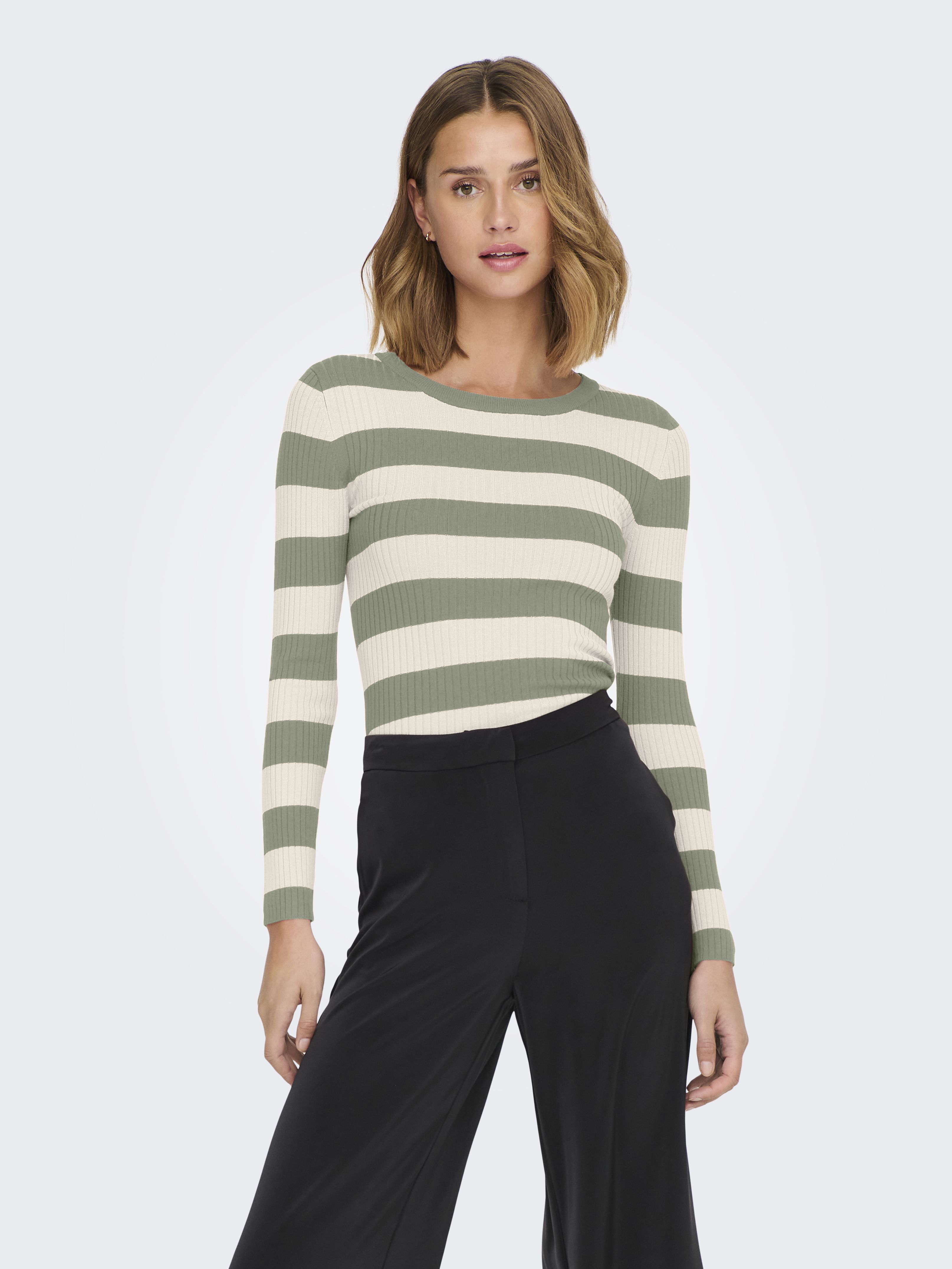 JDYPLUM L/S O-NECK PULLOVER KNT NOOS