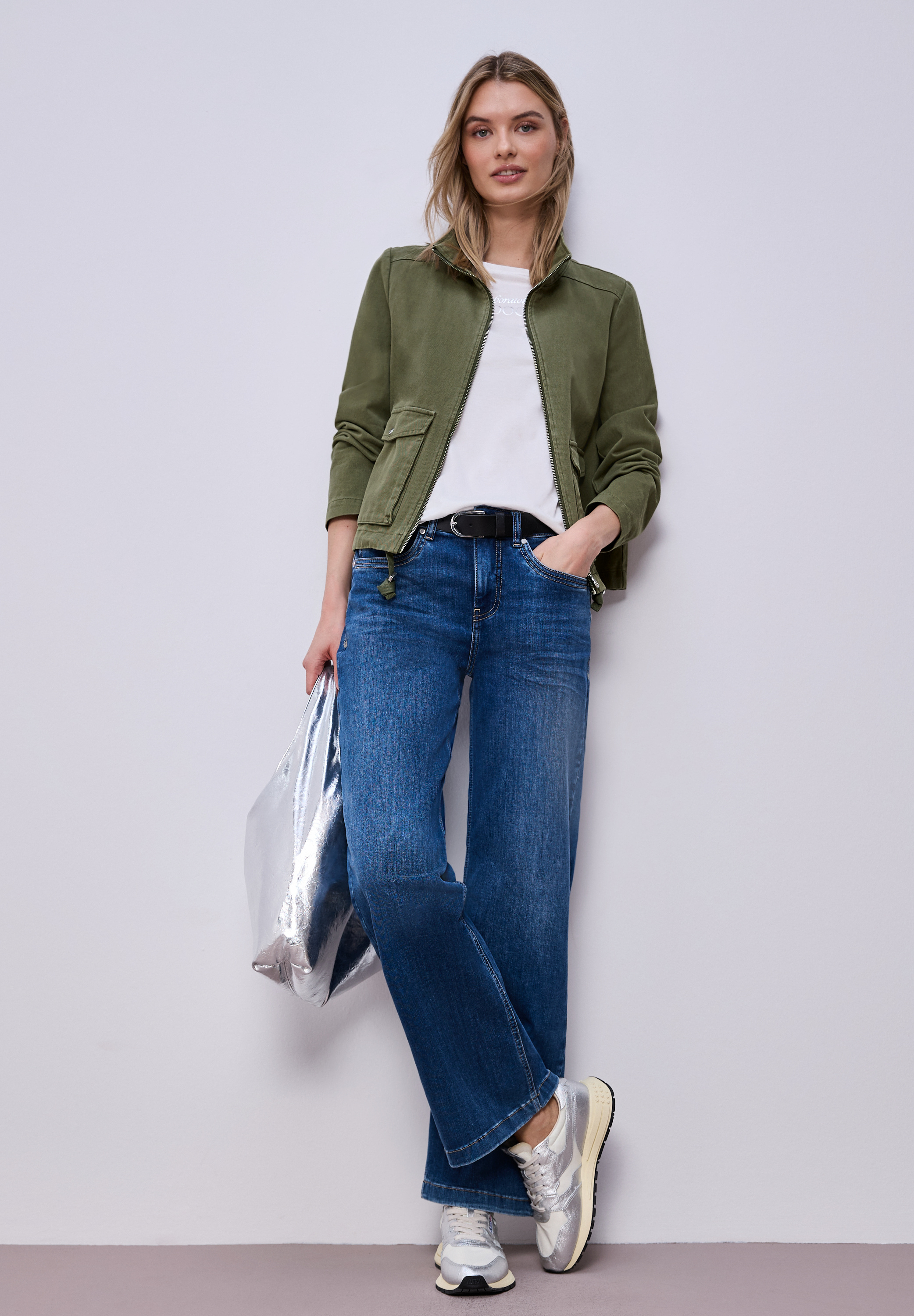 Washed-Look Jacke