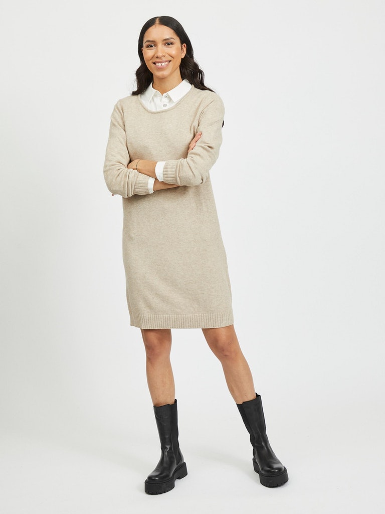 VIRIL L/S KNIT DRESS - NOOS