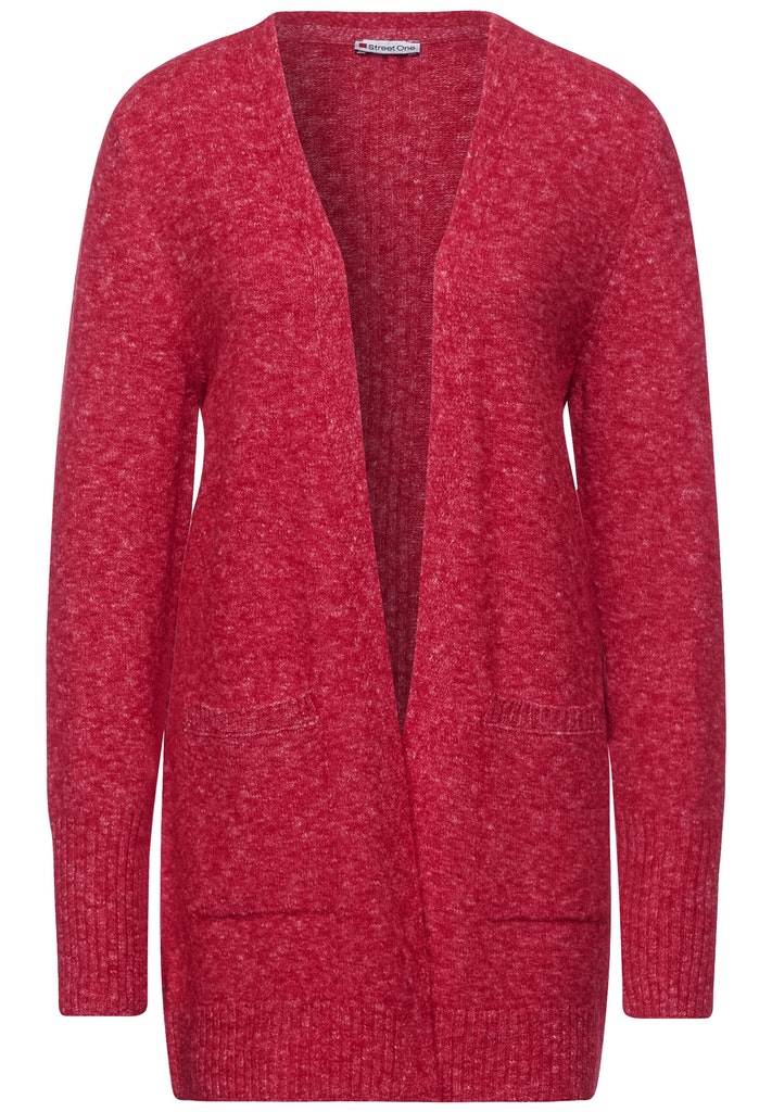 Offene Strickjacke
