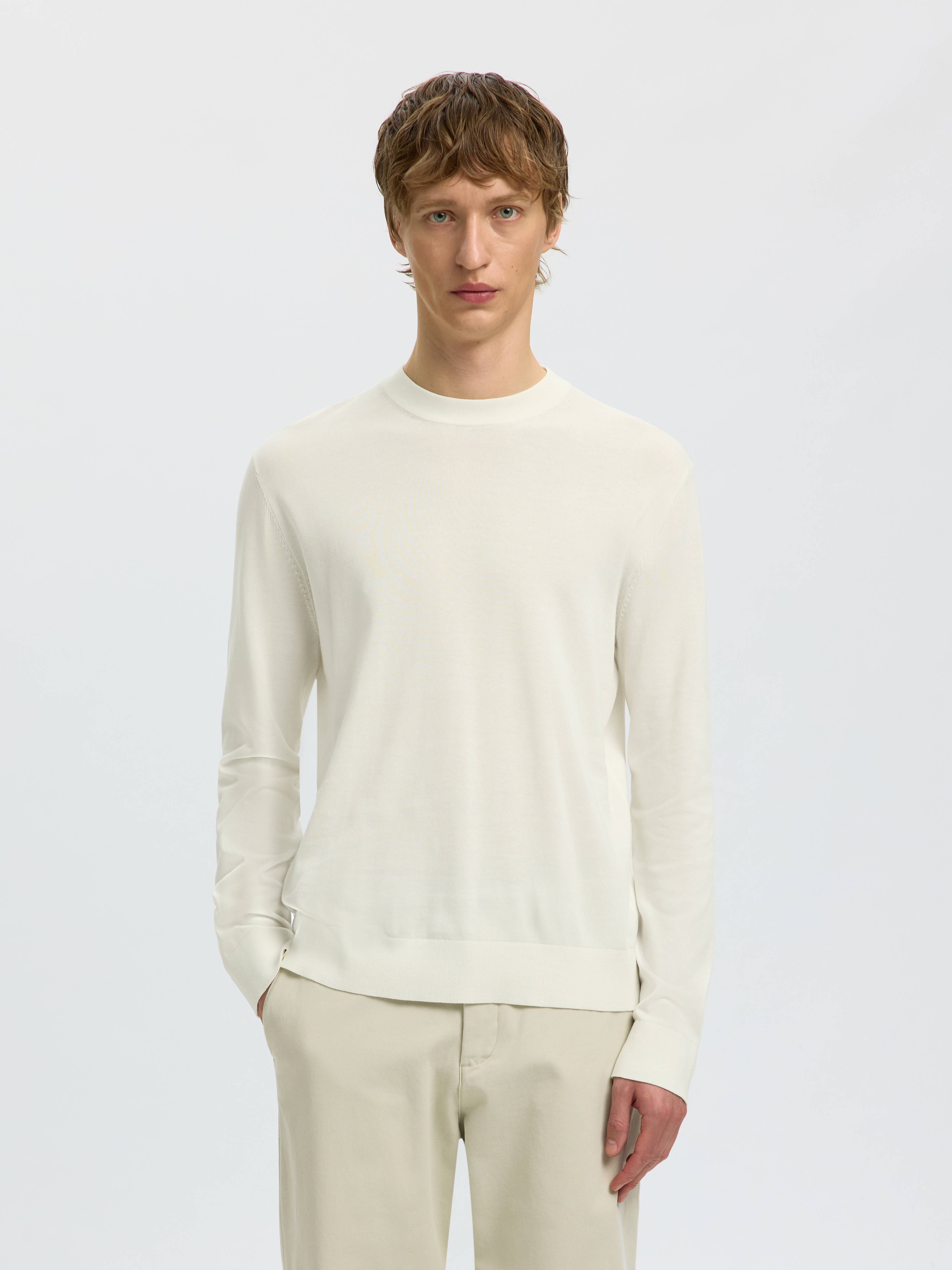 SLMTORINO LS KNIT CREW NECK NOOS
