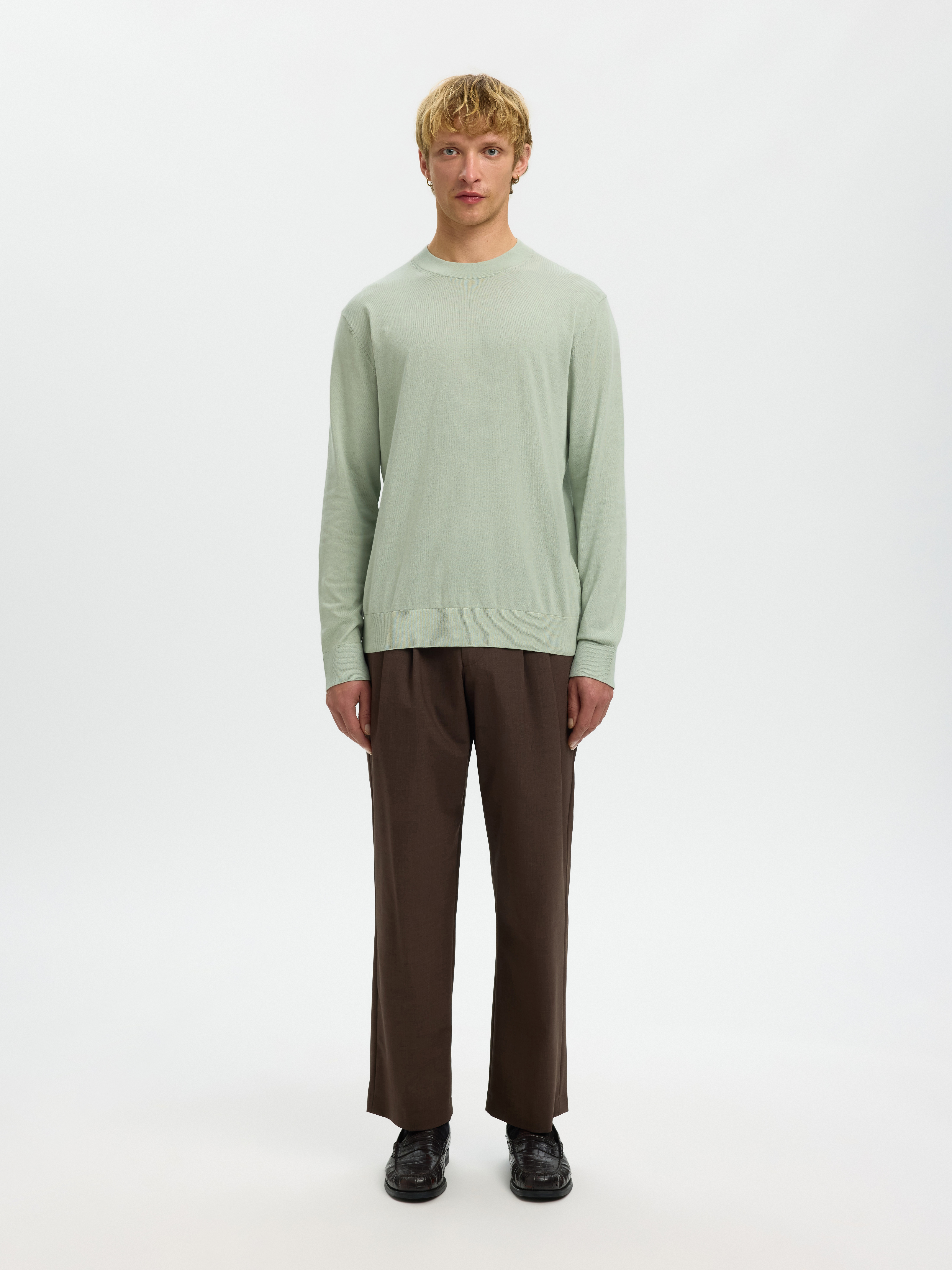 SLMTORINO LS KNIT CREW NECK NOOS