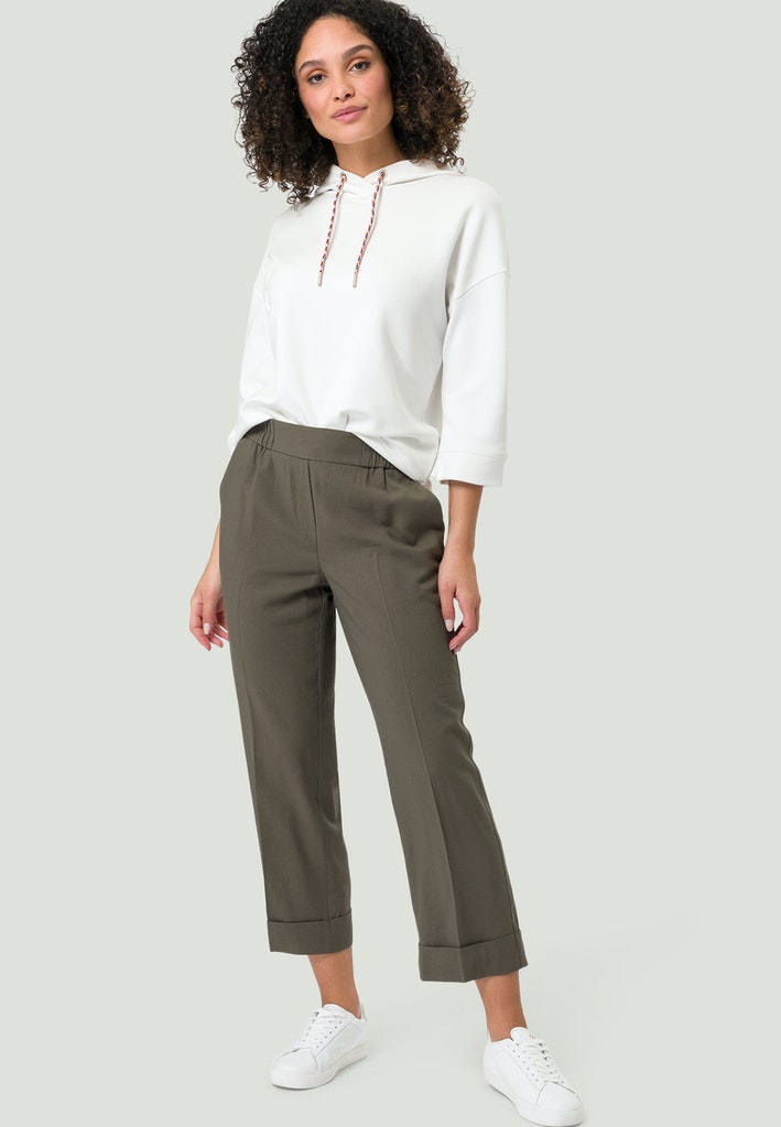 Sweatshirt mit farbigen Kordeln