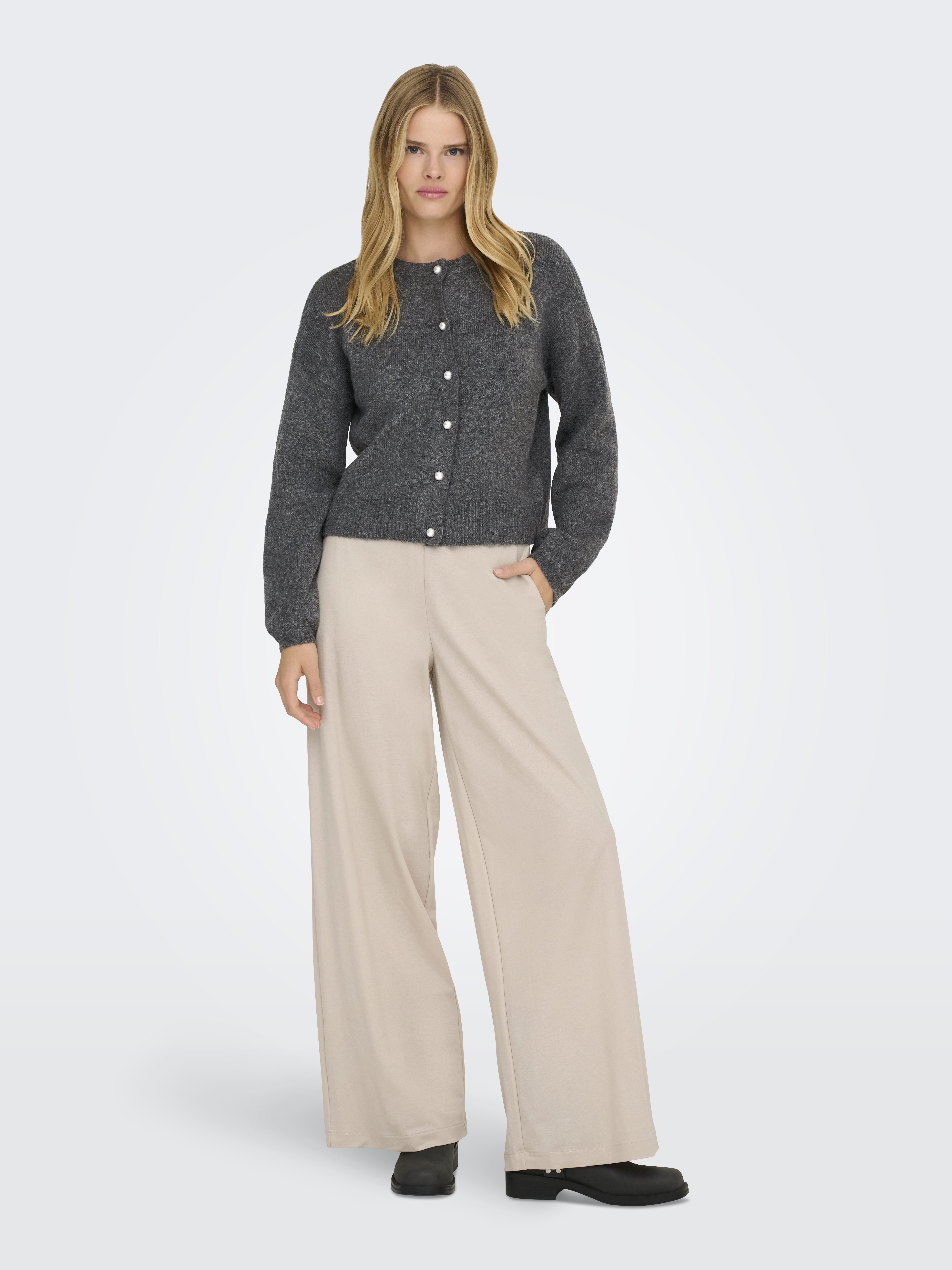 ONLSAKURA LOOSE PULL UP PANTS WVN