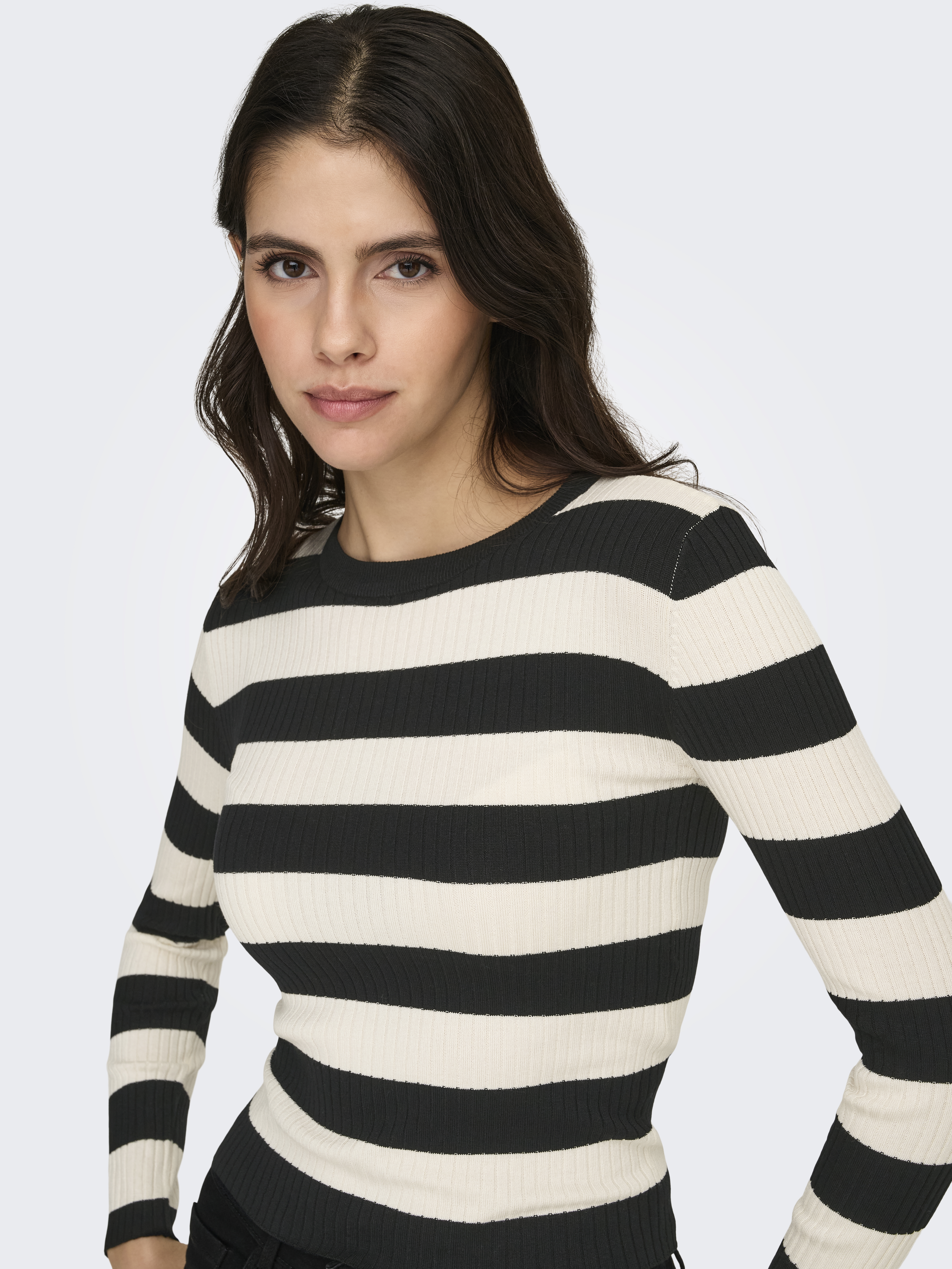JDYPLUM L/S O-NECK PULLOVER KNT NOOS