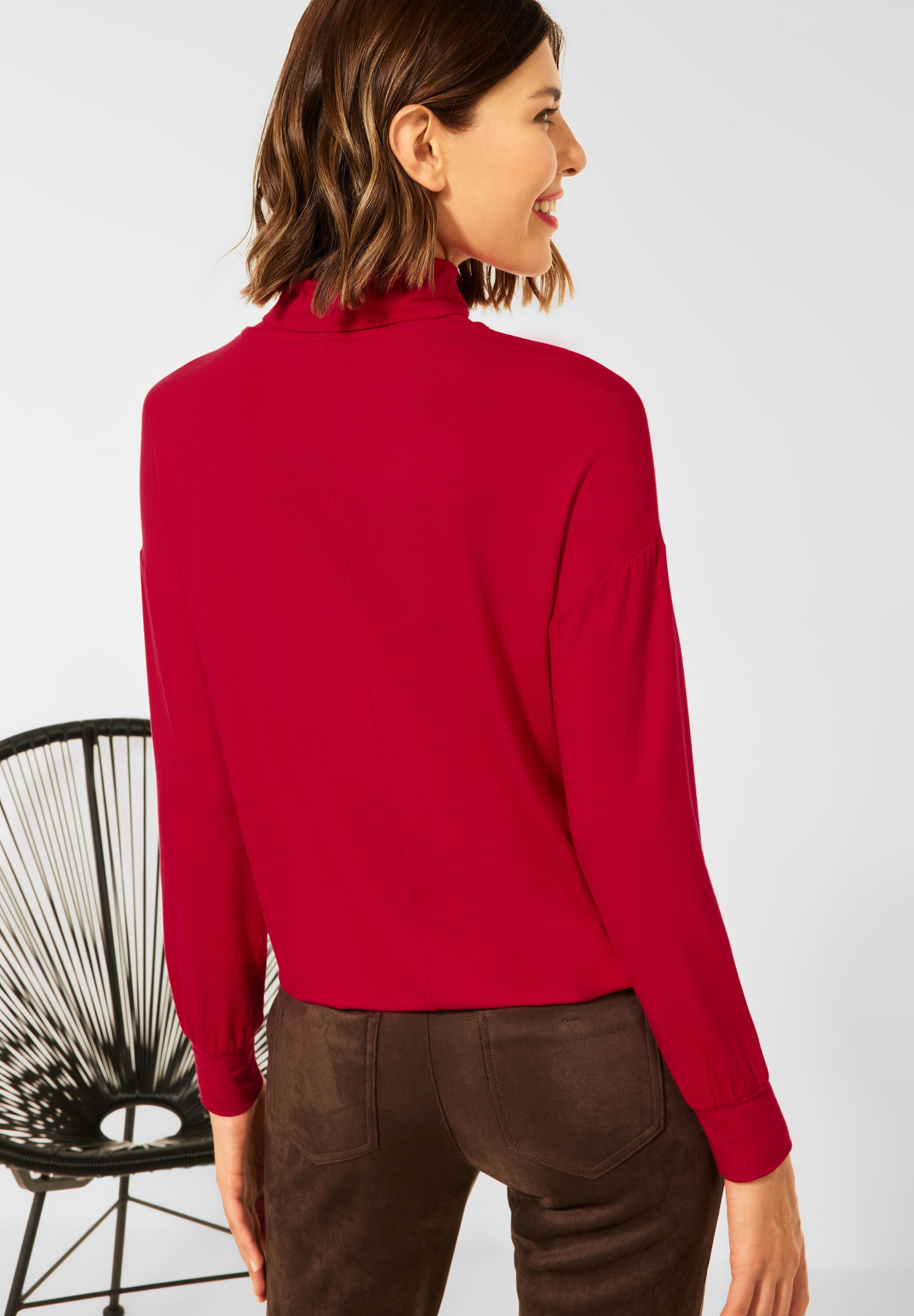 Shirt mit Rollkragen