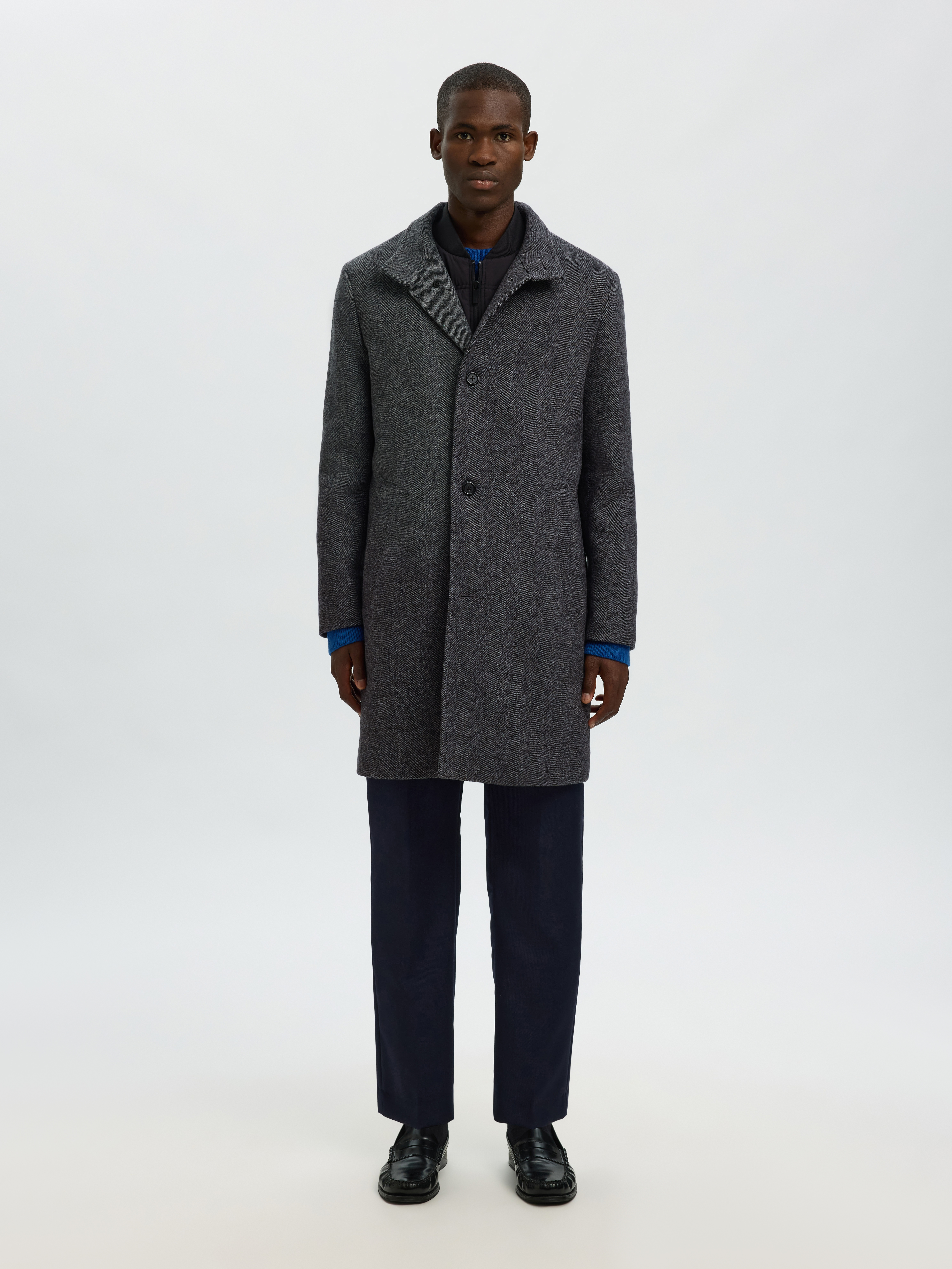 SLMRAINAR WOOL BLEND COAT NOOS