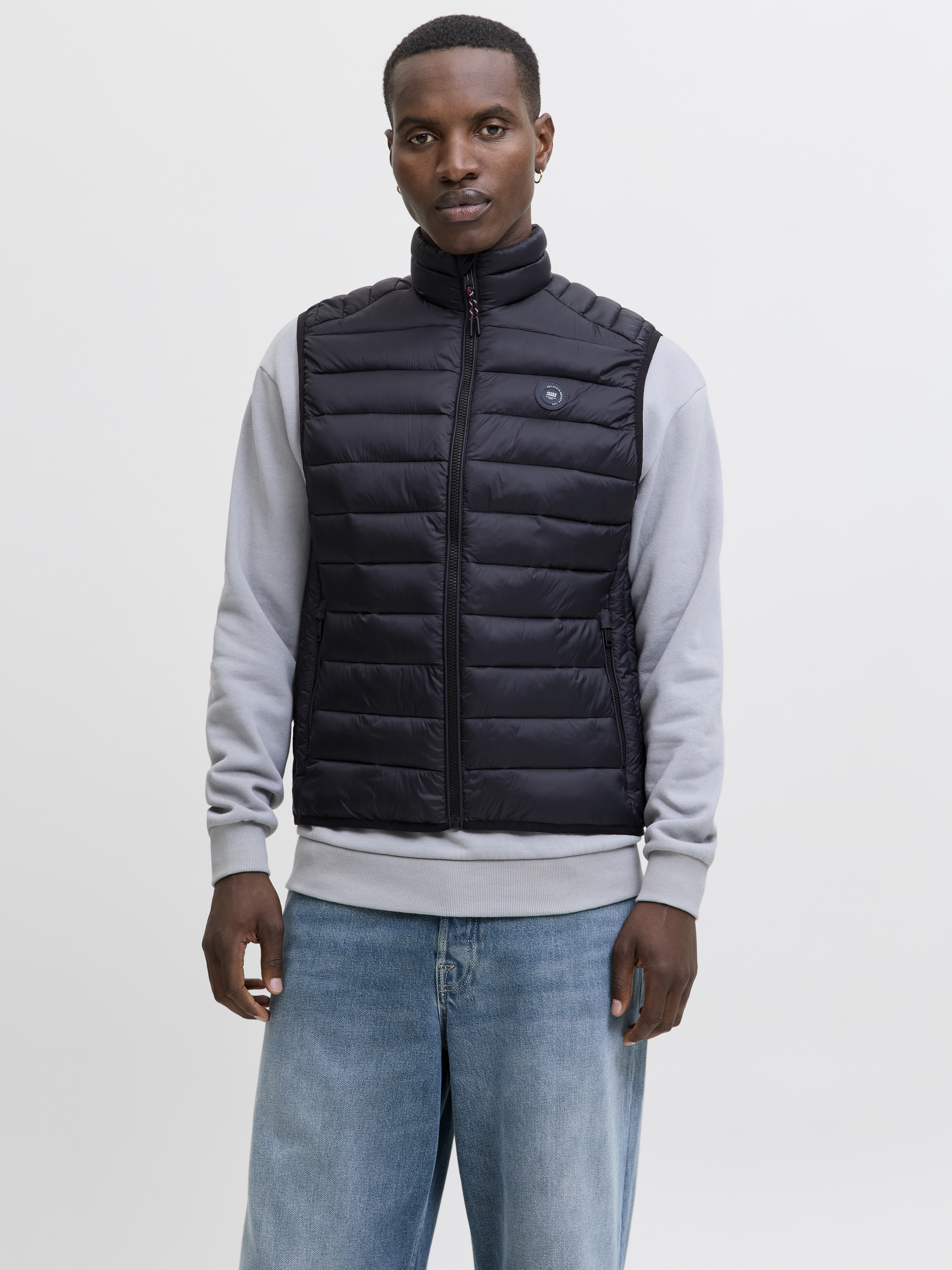 JJEBRADLEY LIGHT BODYWARMER COLLAR NOOS
