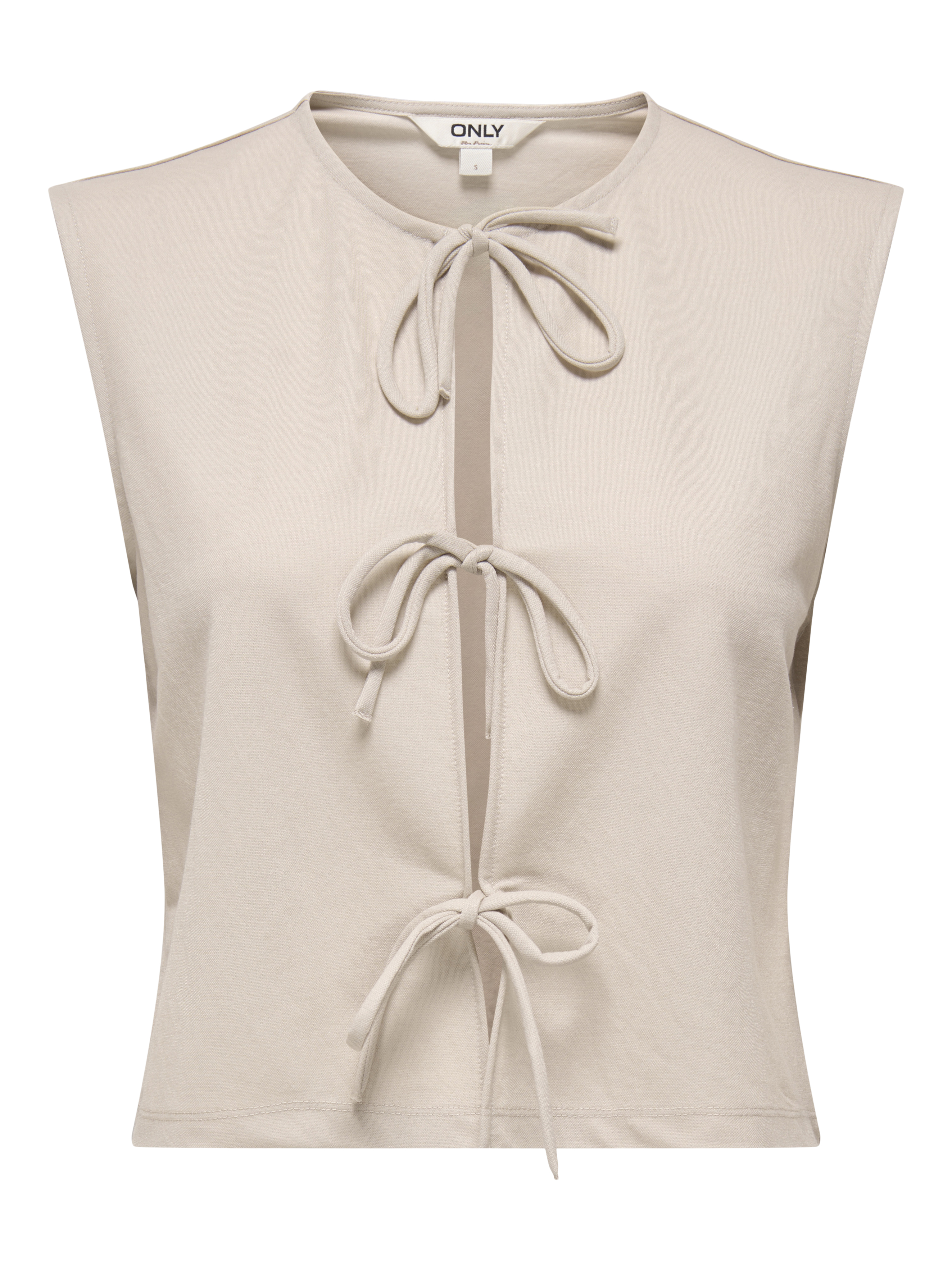 ONLSAKURA SL SHORT TIE TOP WVN