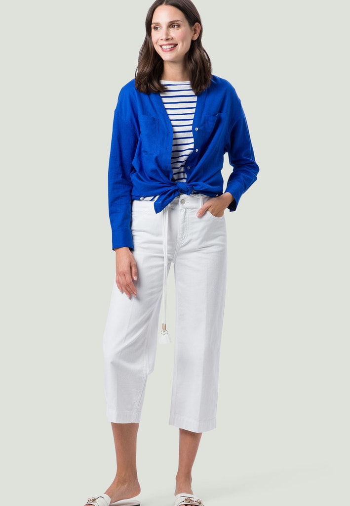 Leinenbluse Oversized