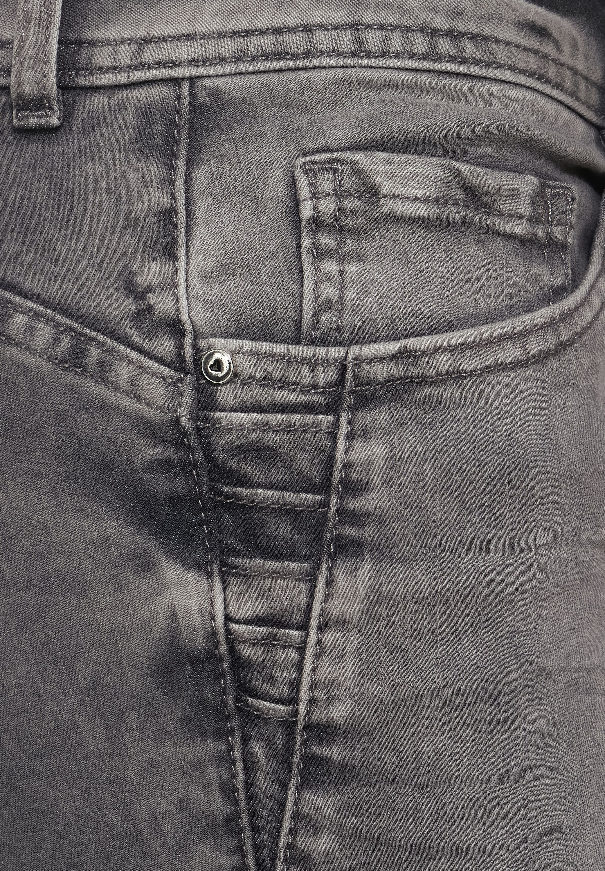 Graue Casual Fit Denim