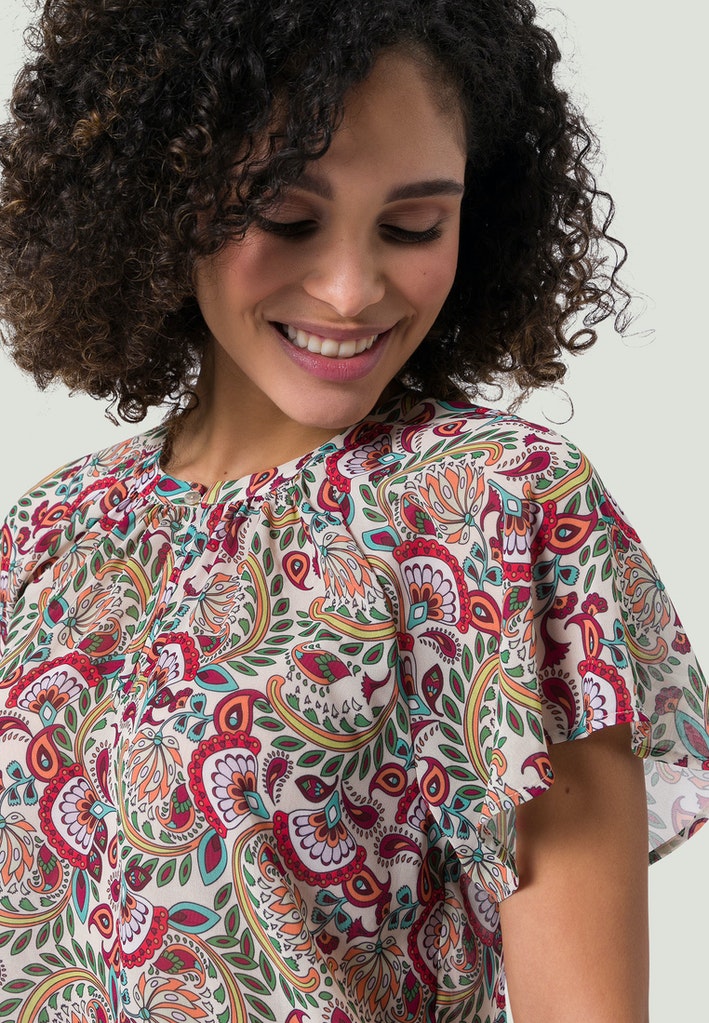 Bluse mit Paisleydruck