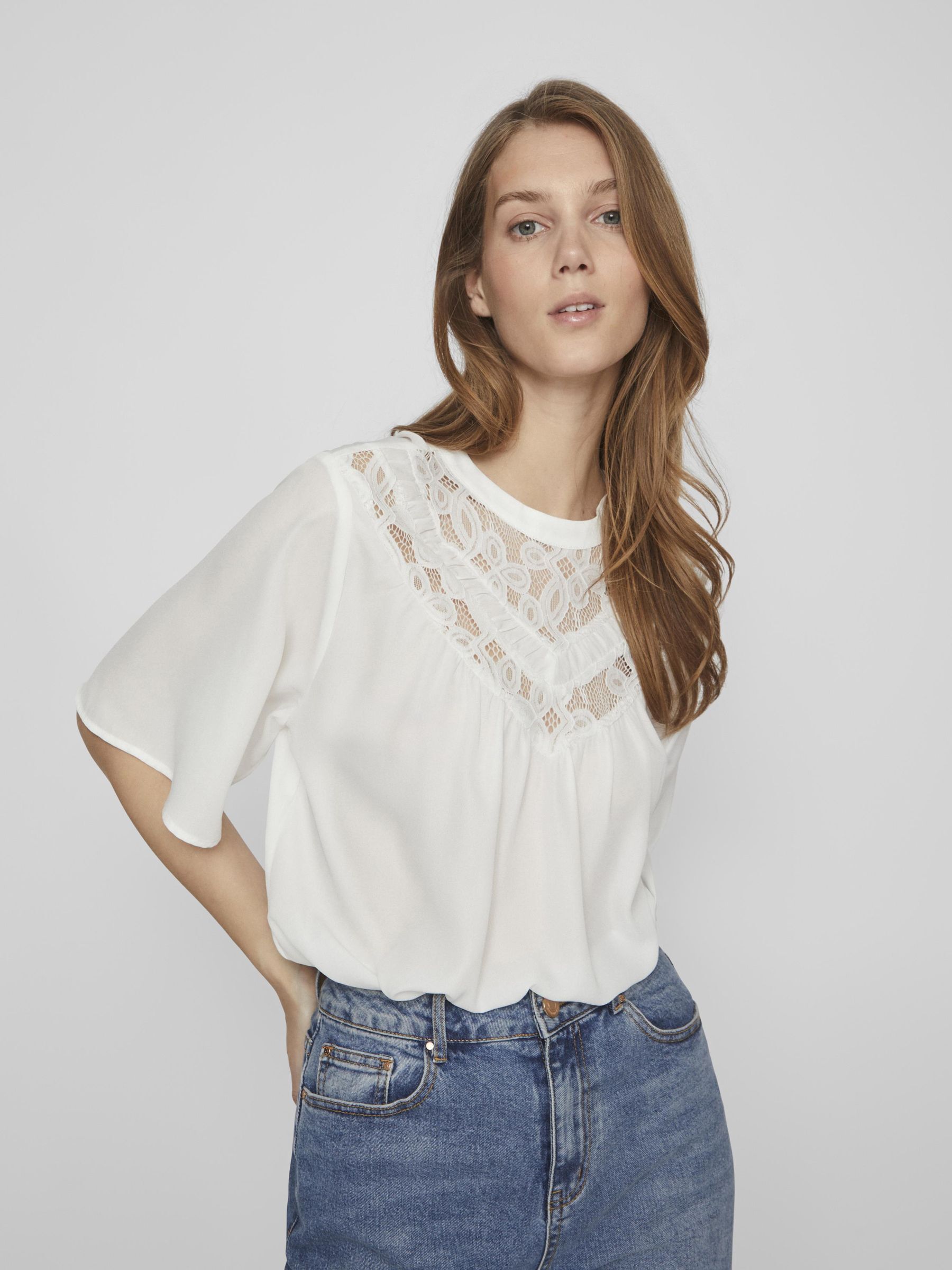 VIZANA CREW NECK 2/4 TOP/SU