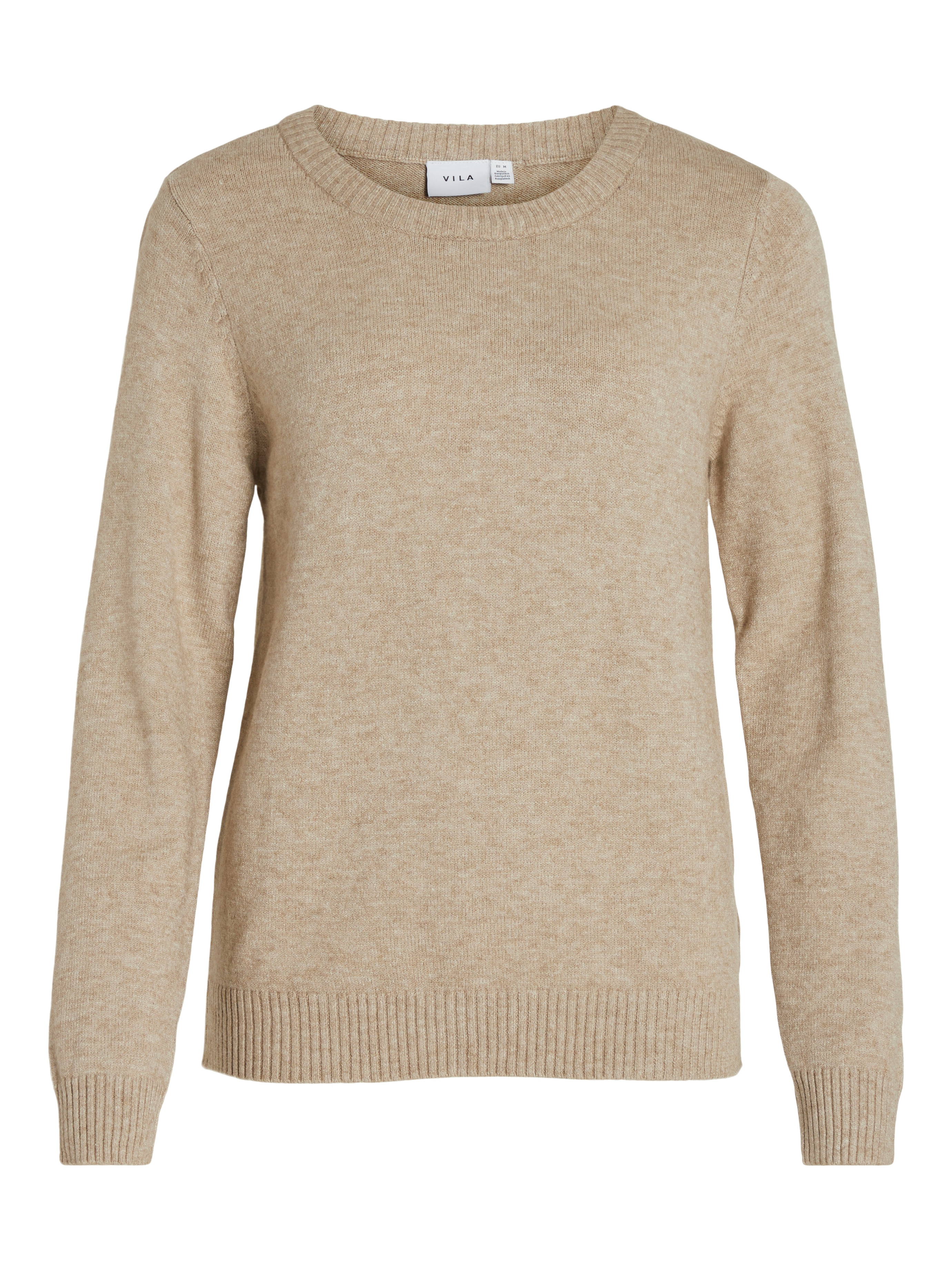 VIRIL O-NECK L/S  KNIT TOP - NOOS