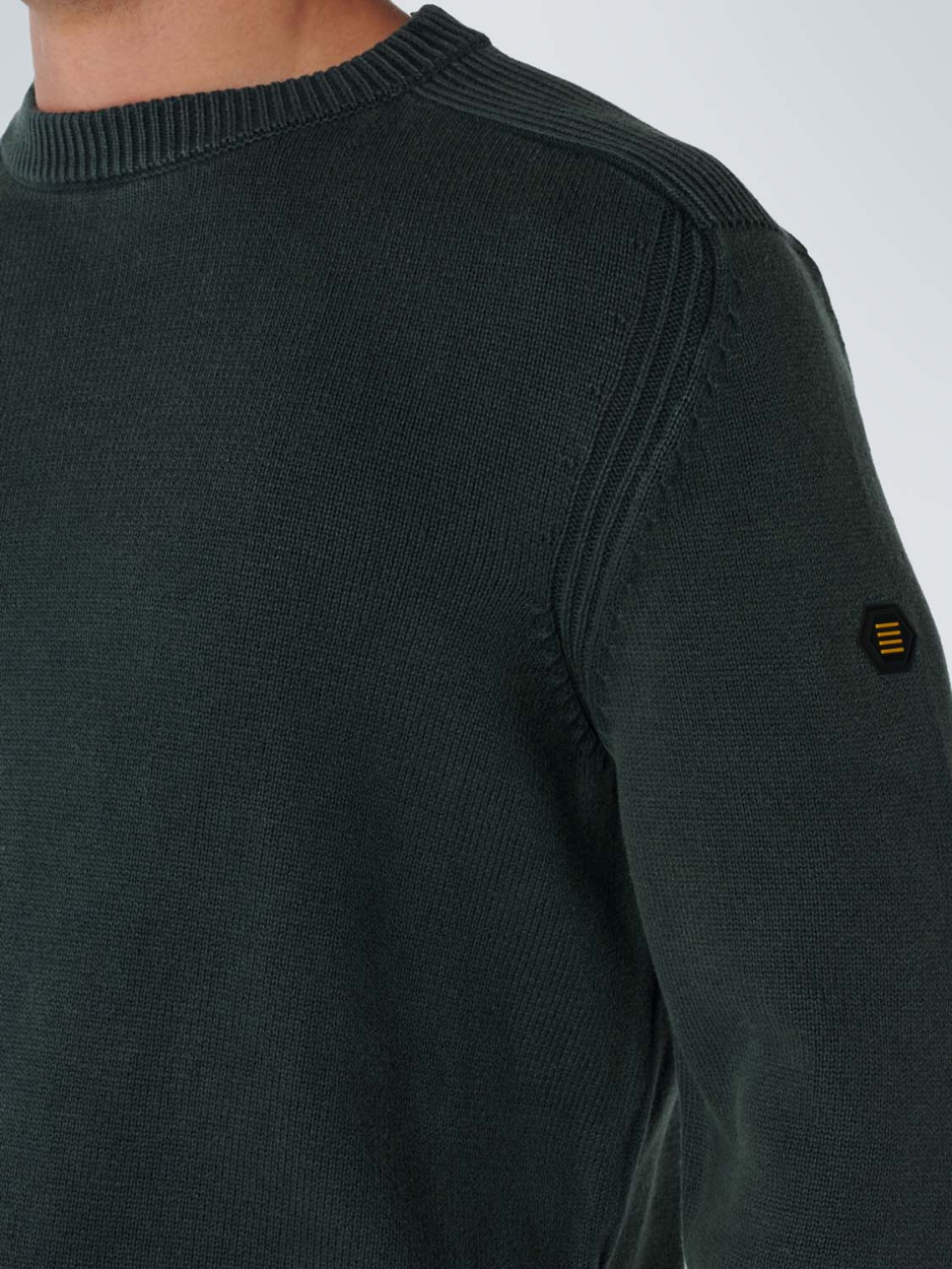 Pullover Crewneck Relief Garment Dyed + Stone Washed