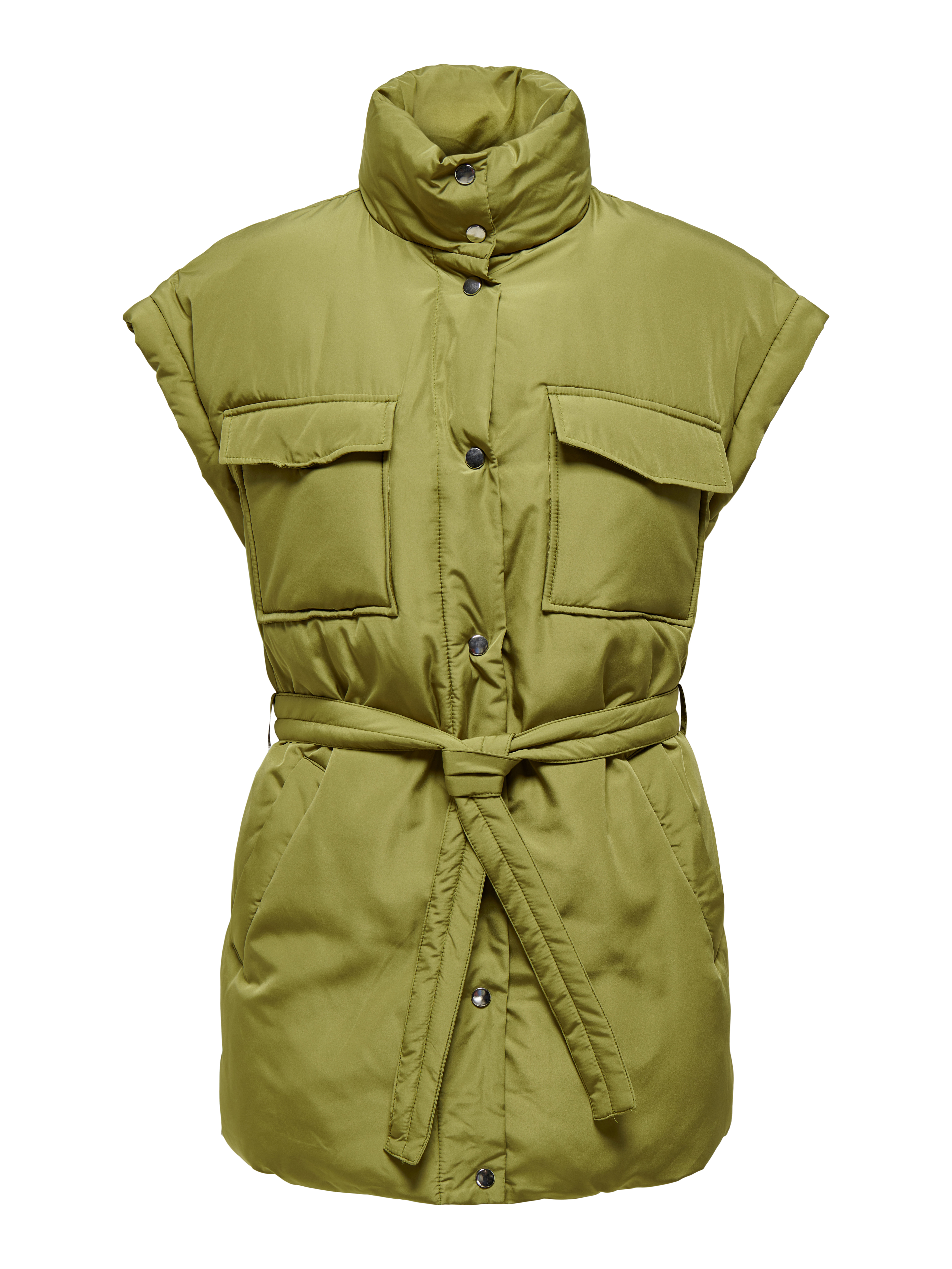 ONLGOMEZ S/L PUFFER BELT VEST CC PNT