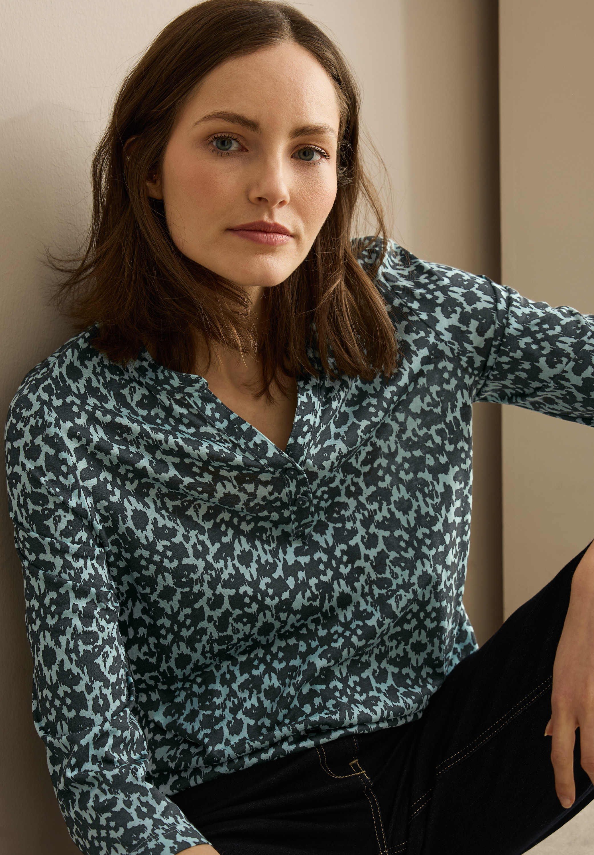 Shirt im Tunika-Look