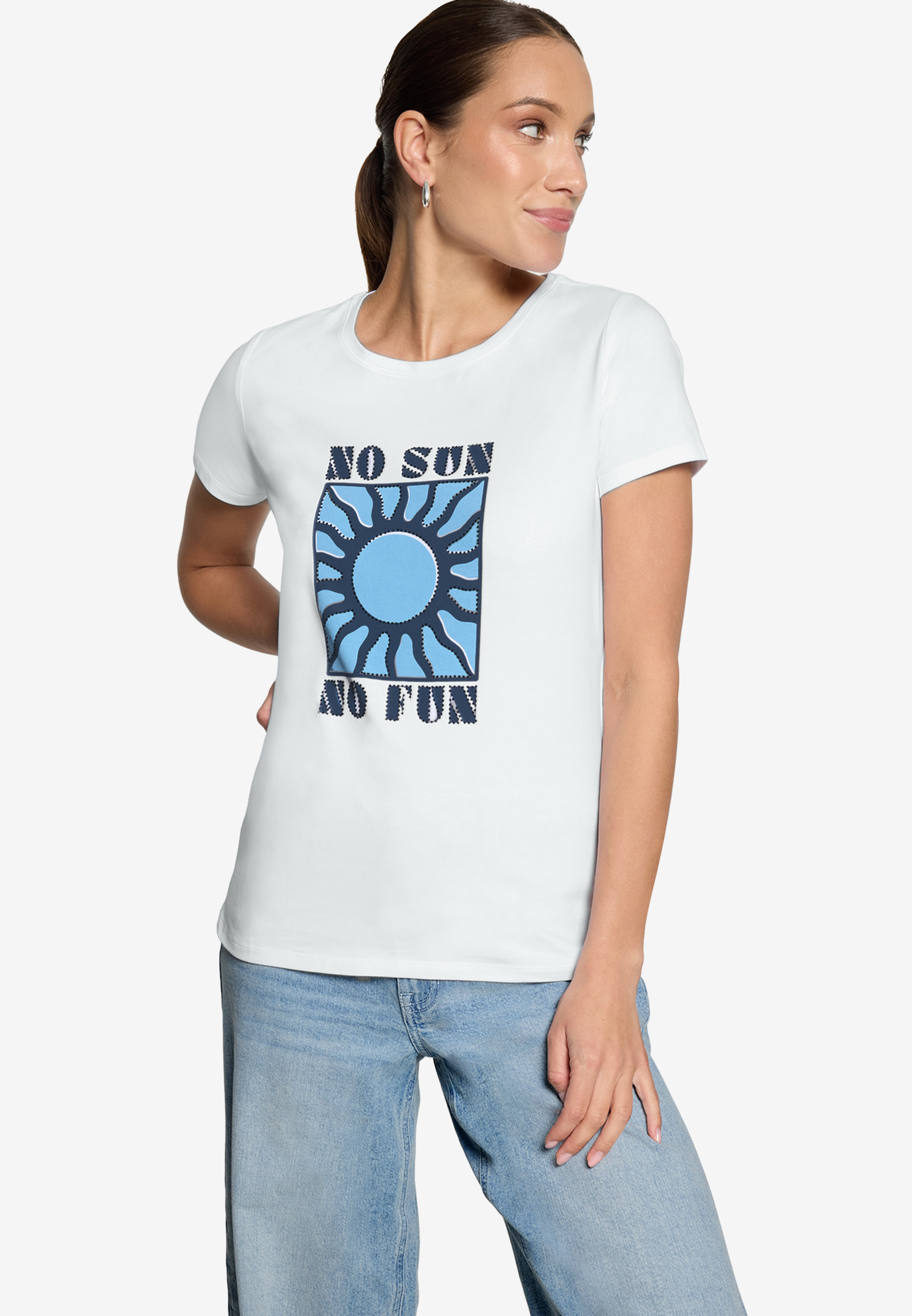 T-Shirt   mit Print No Sun No Fun