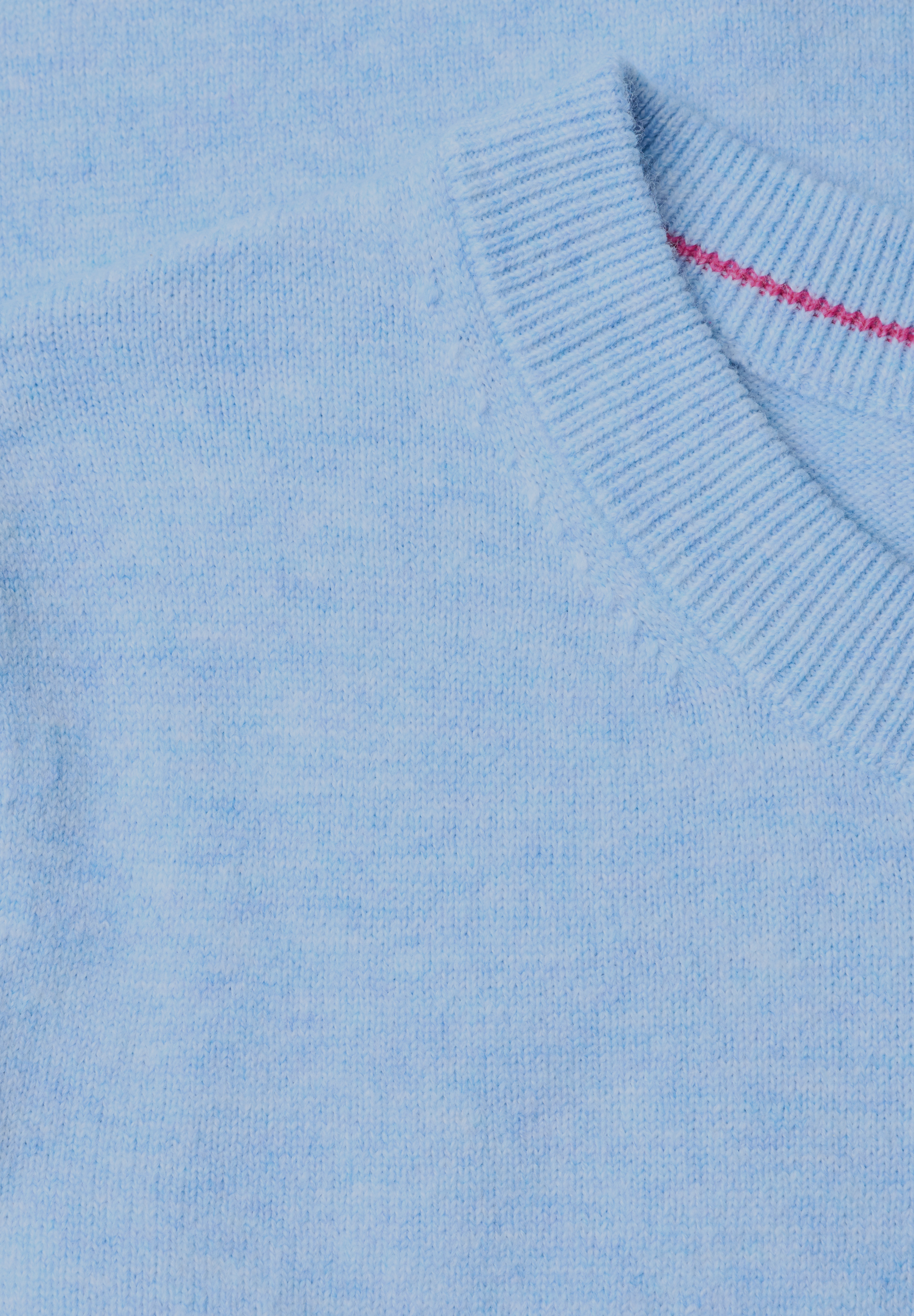 Pullover in Unifarbe mit Rundhals
