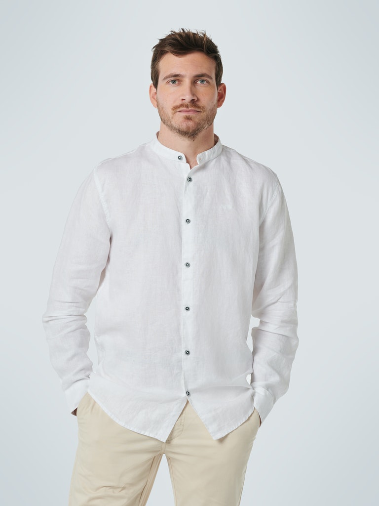 Shirt Granddad Linen Solid