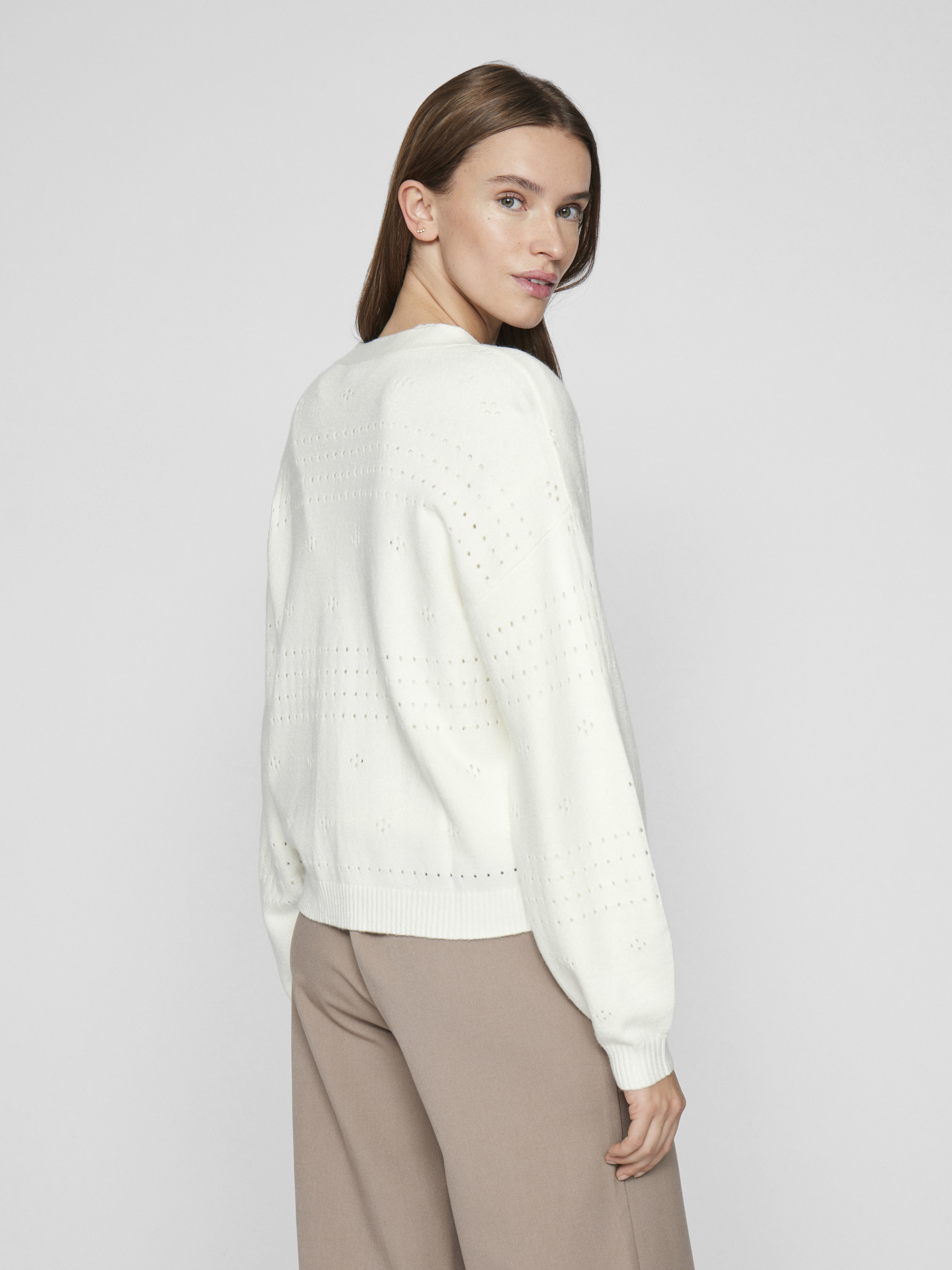 VIRIL V-NECK L/S KNIT CARDIGAN - NOOS