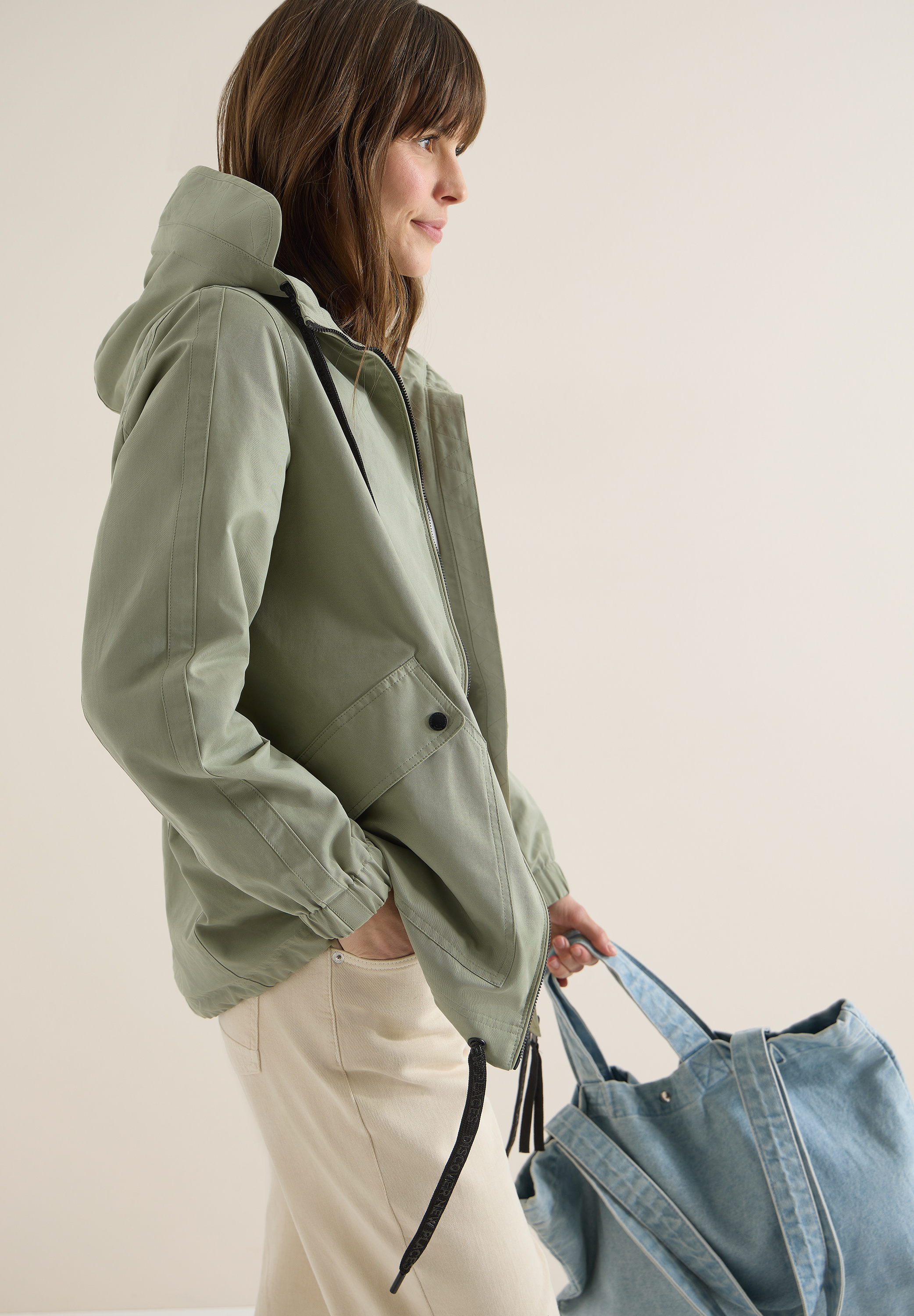 Midi-Jacke