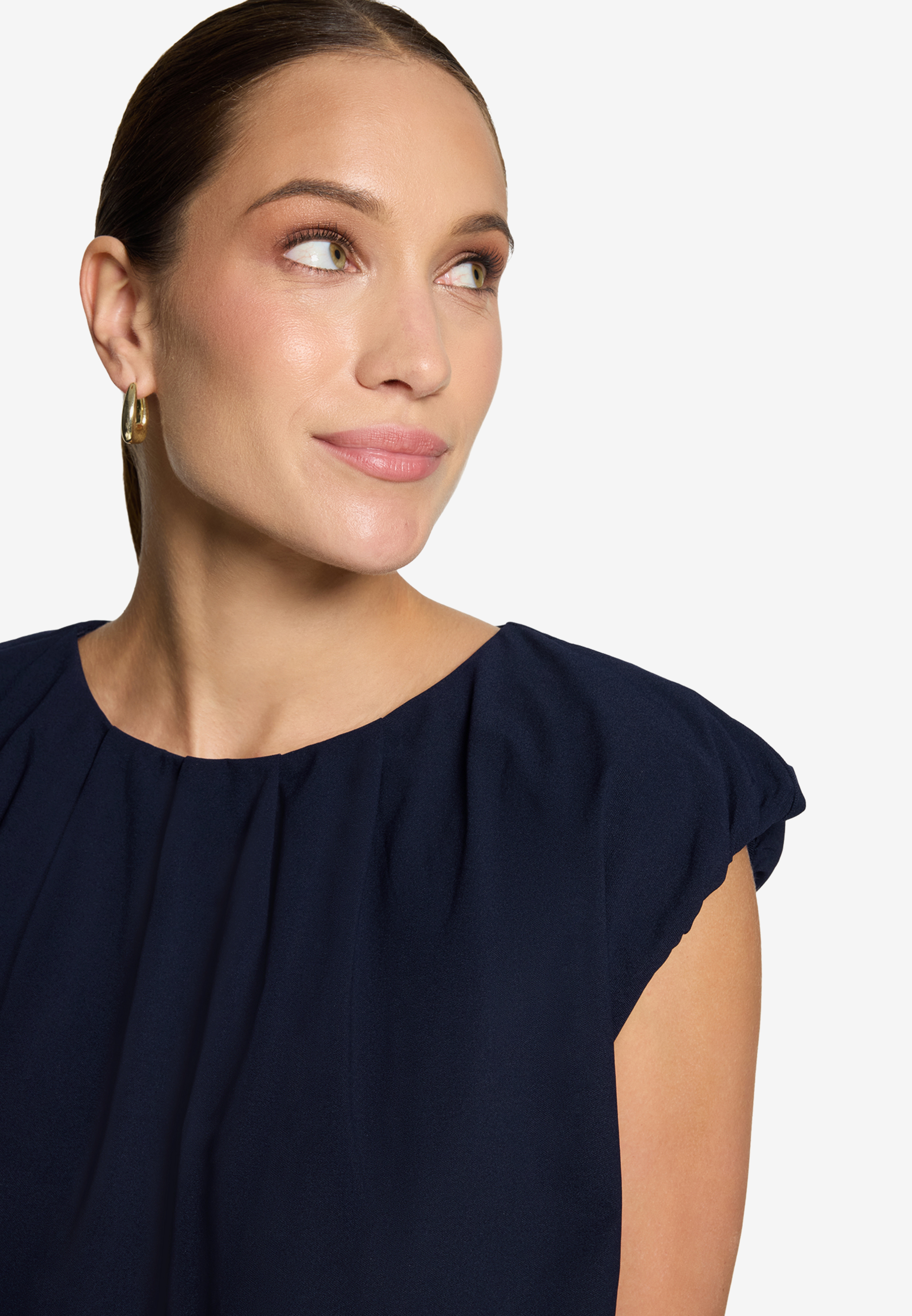 Cropped-Shirt  mit Rundhalsausschnitt