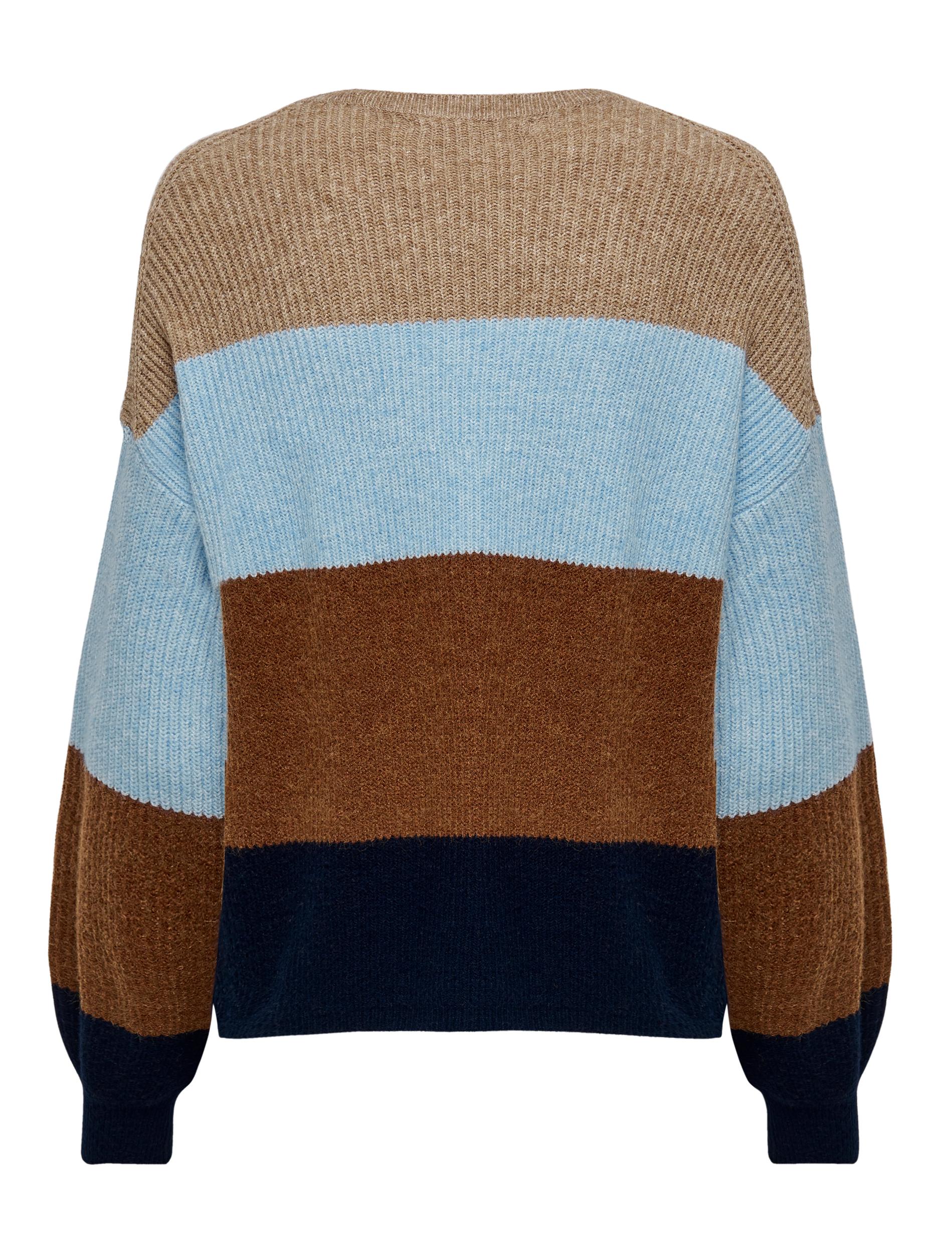 ONLSANDY L/S STRIPE PULLOVER CC KNT